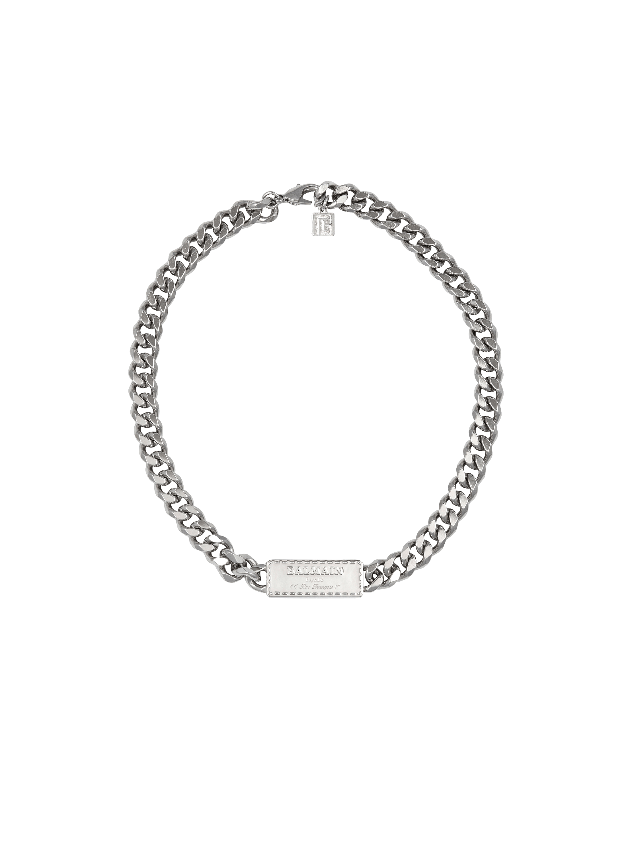Signature Tubular brass necklace
