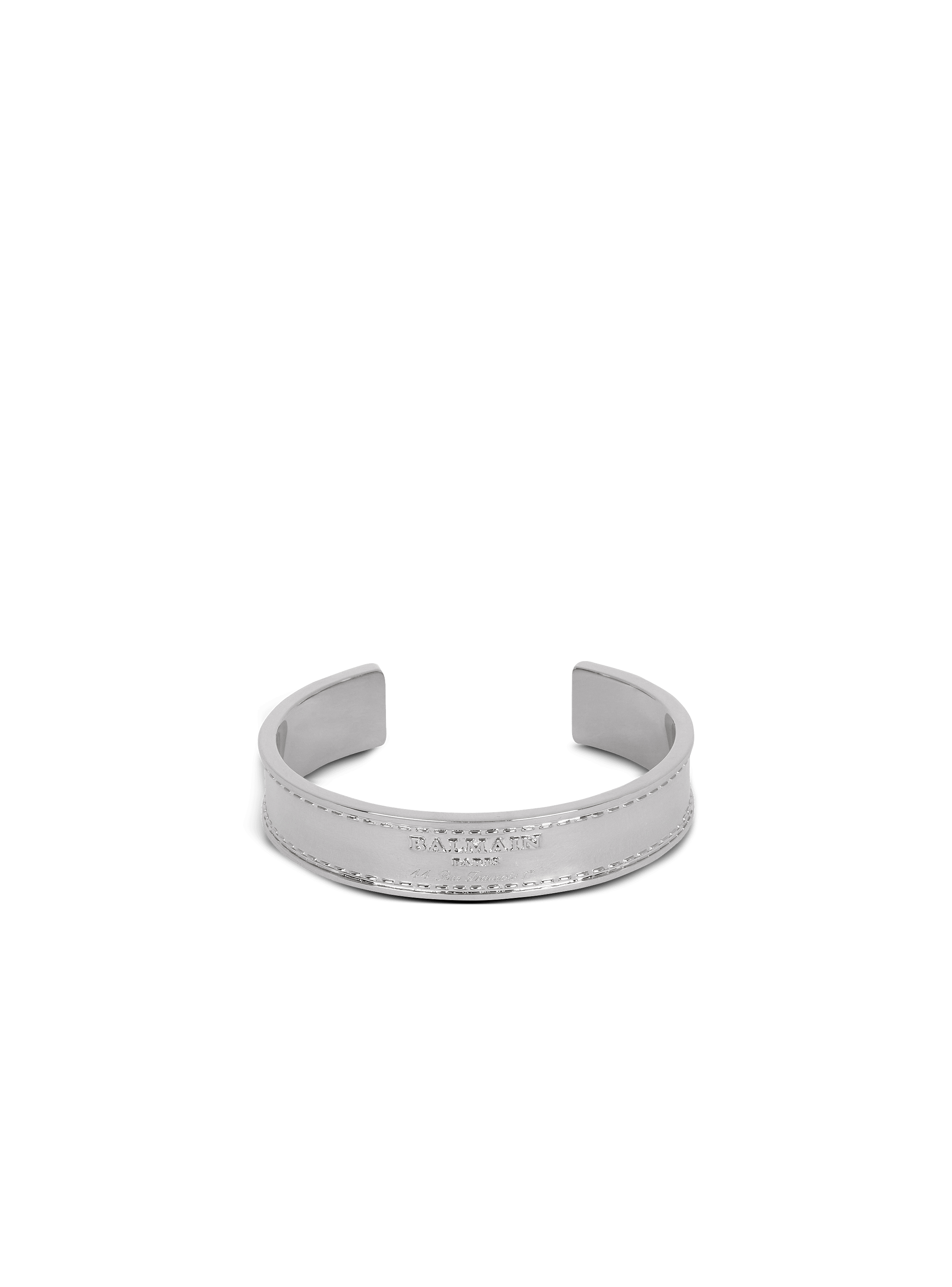 Signature Tubular brass bracelet
