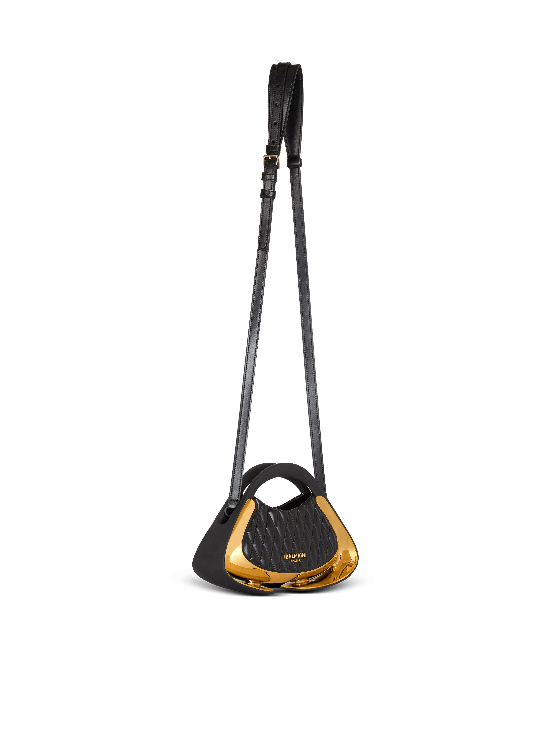 Quilted small Jolie Madame bag black black - Women | BALMAIN