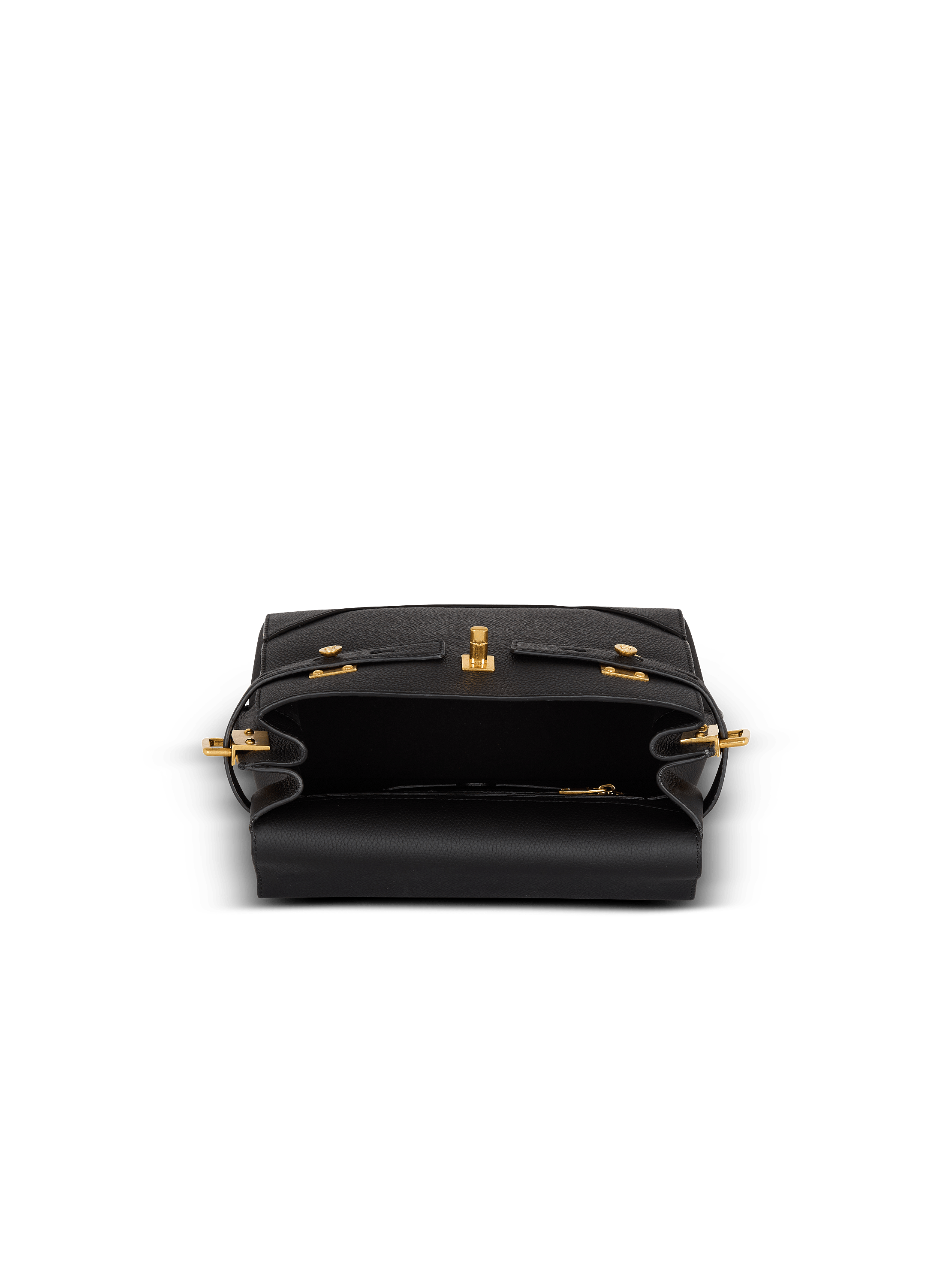B-Buzz 23 grained leather bag - Women | BALMAIN