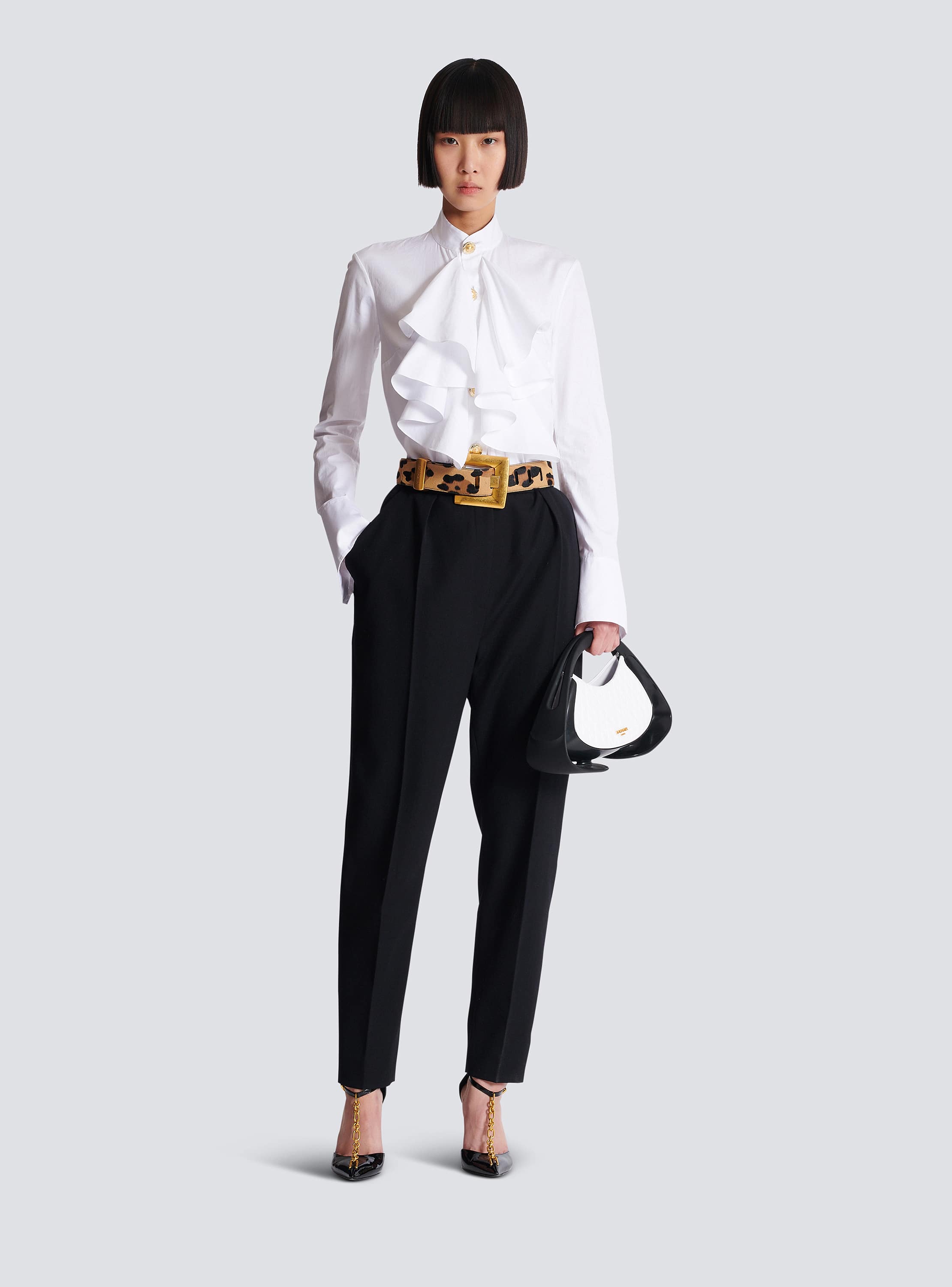 Two-tone quilted medium Jolie Madame bag