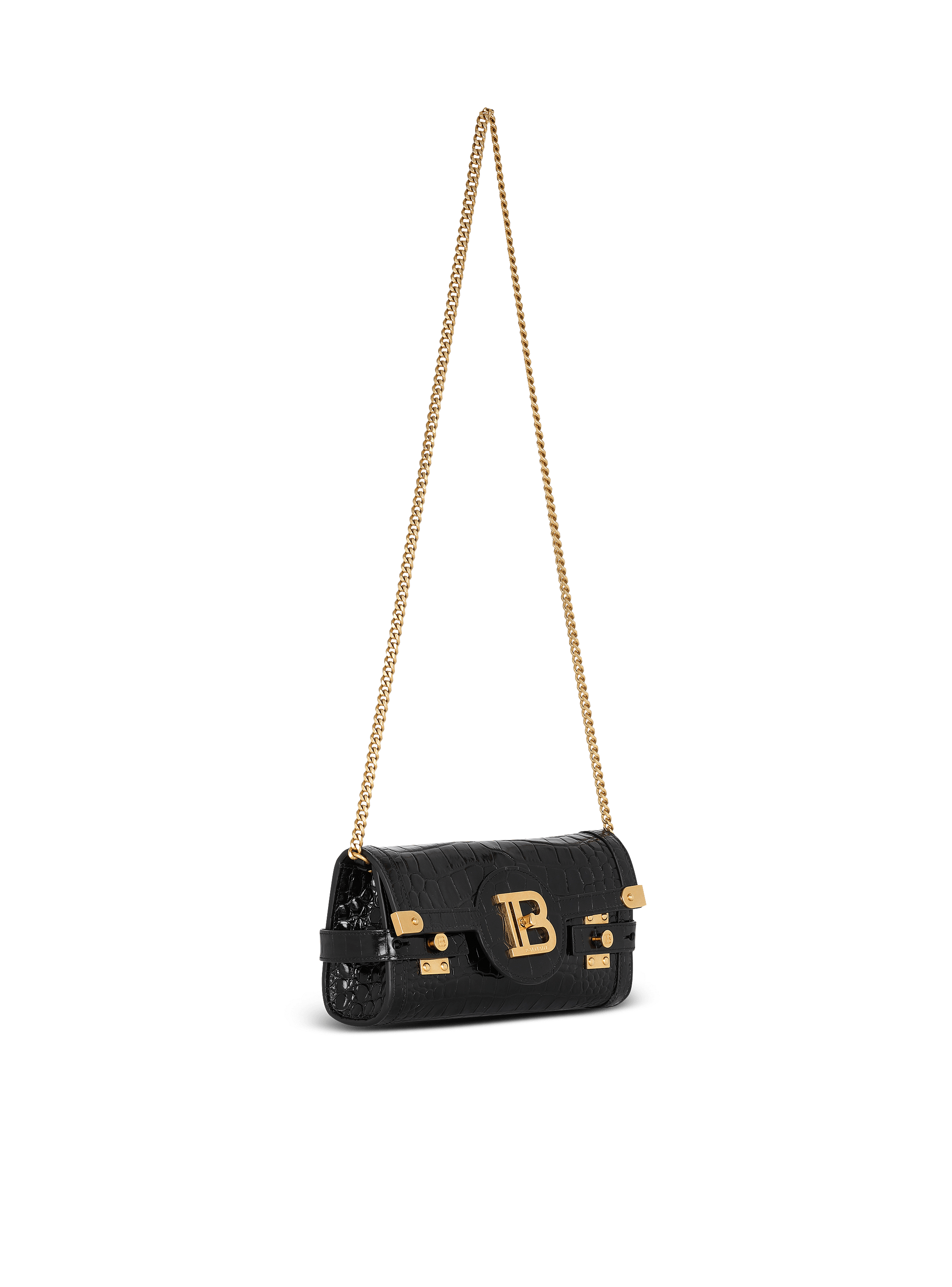 大人の上質  clutch leather 23 Pouch B-Buzz black BALMAIN | Women - ジャケット・アウター