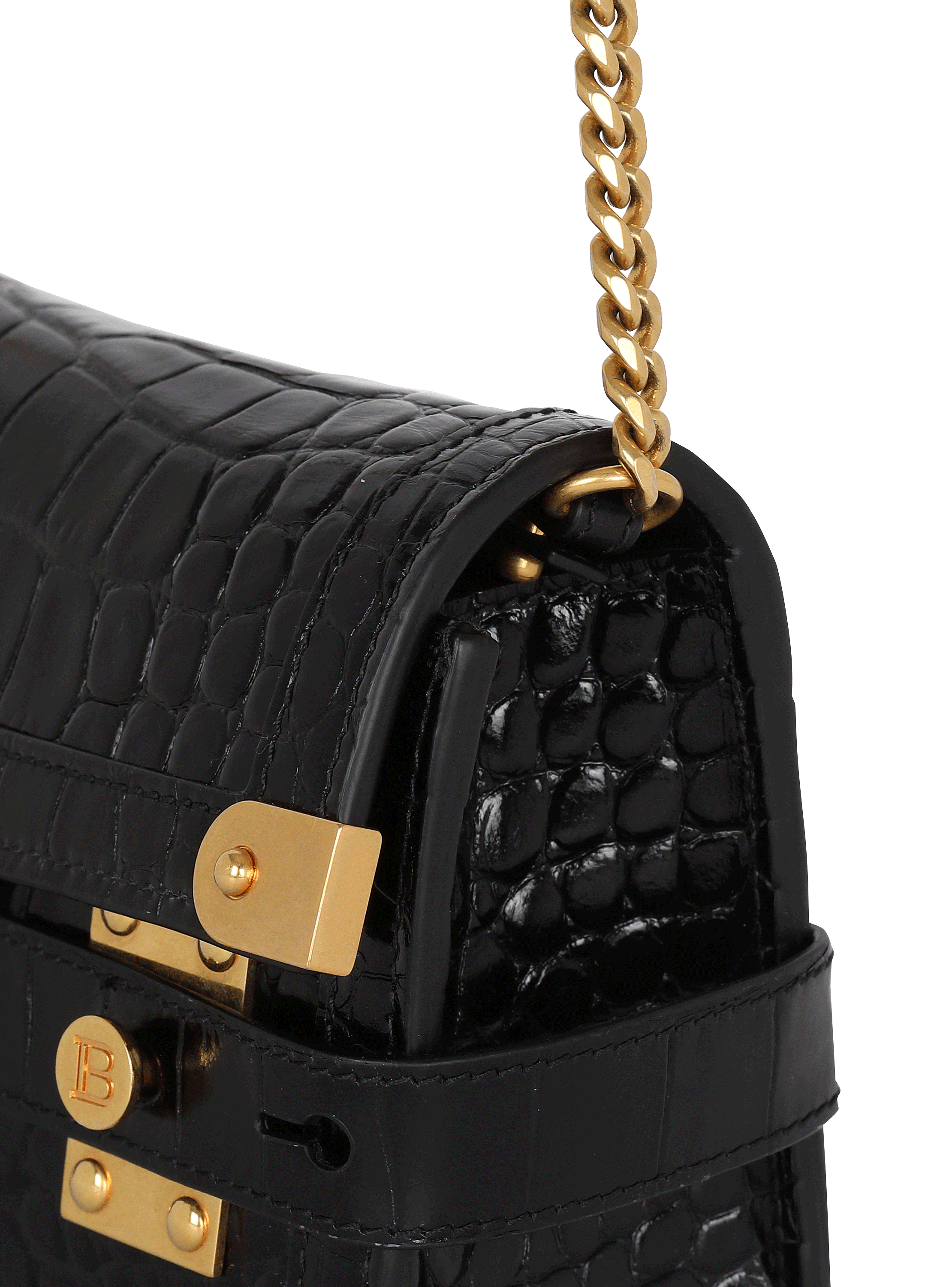 100％品質 Pouch B-Buzz 23 BALMAIN | Women - black clutch leather ジャケット・アウター