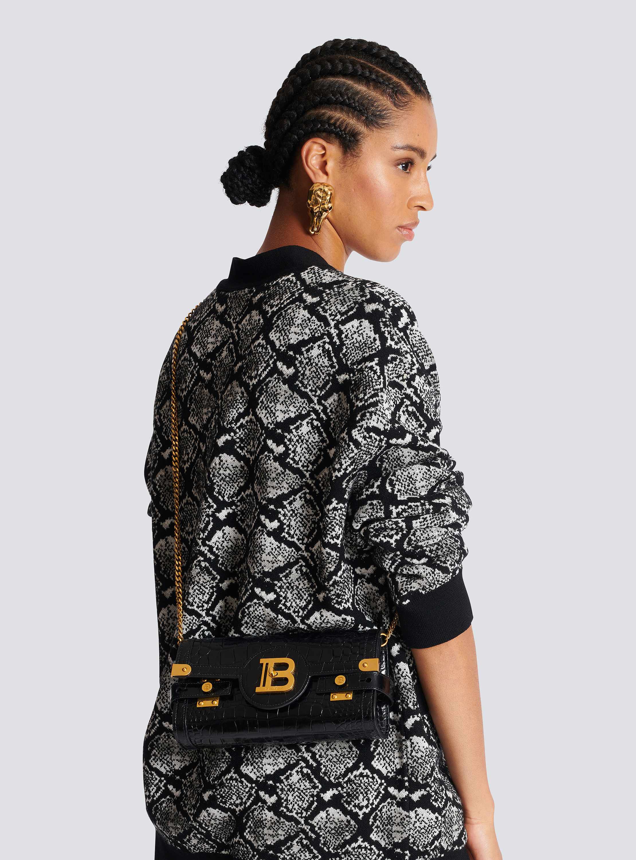 B-Buzz Pouch 23 leather clutch - Women | BALMAIN