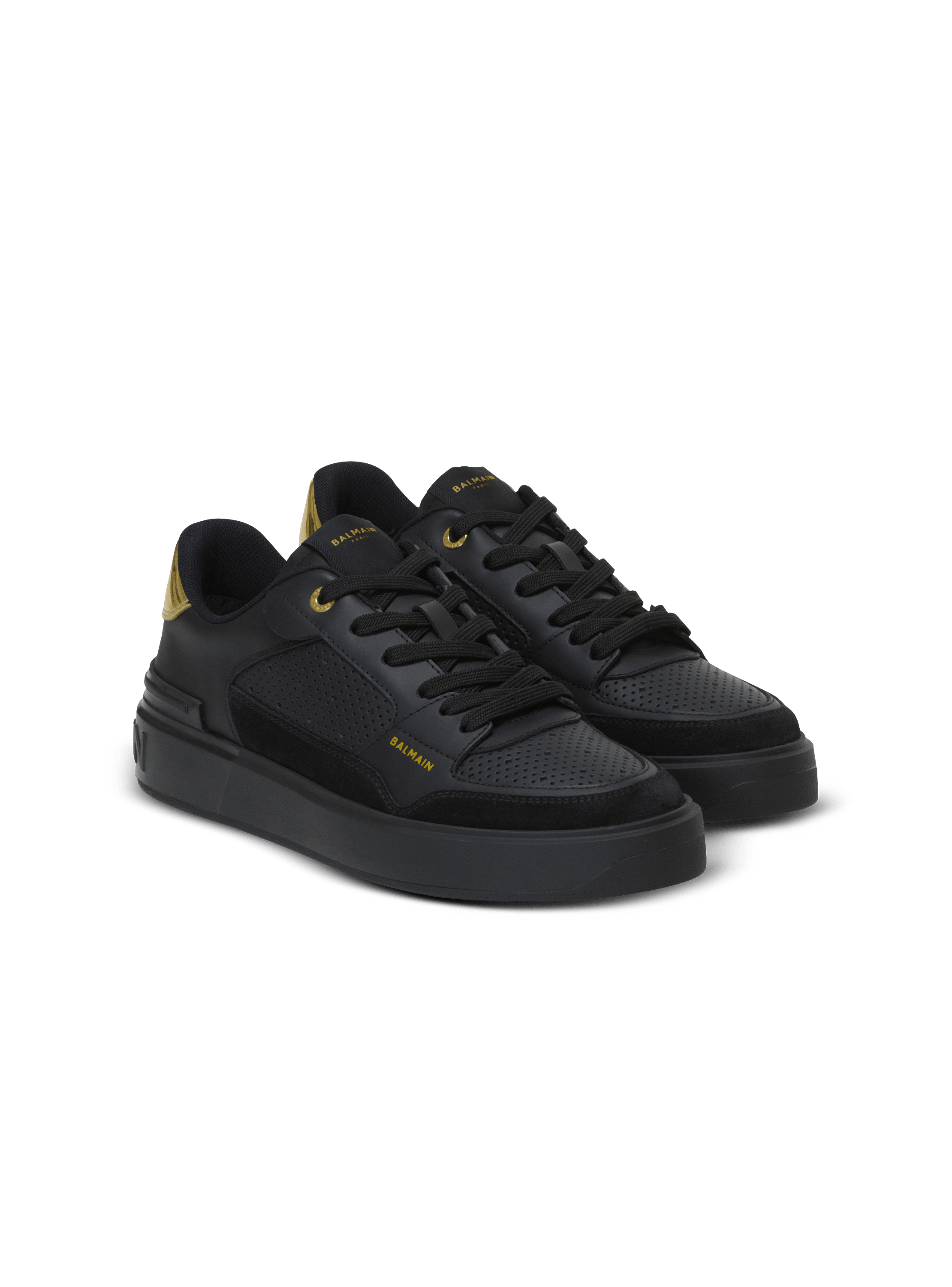 B-Court Flip trainers in calfskin - Women | BALMAIN