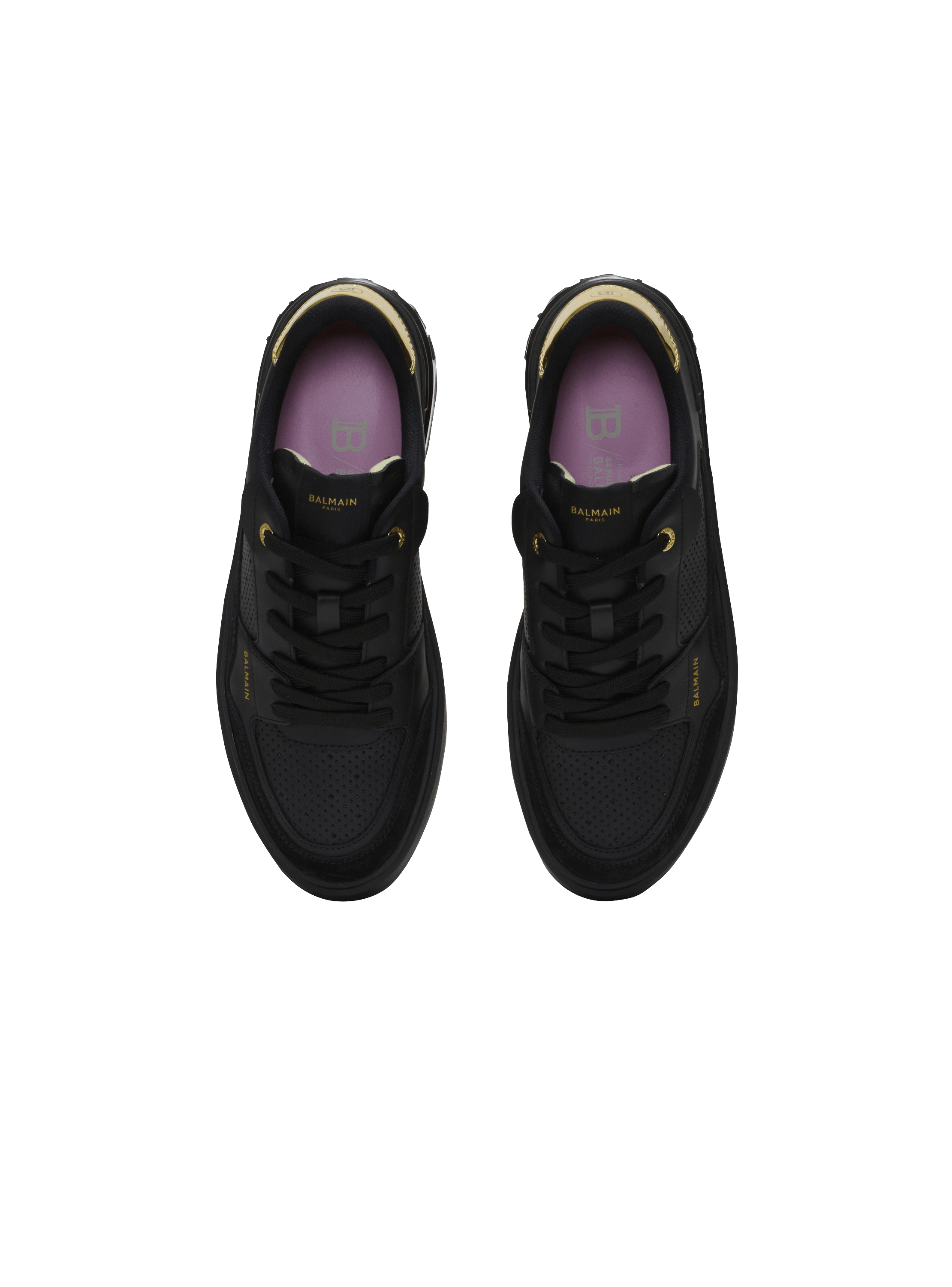 送料関税込【BALMAIN】B-Court Flipレザートレーナー B-Court Flip trainers in calfskin - Women | BALMAIN