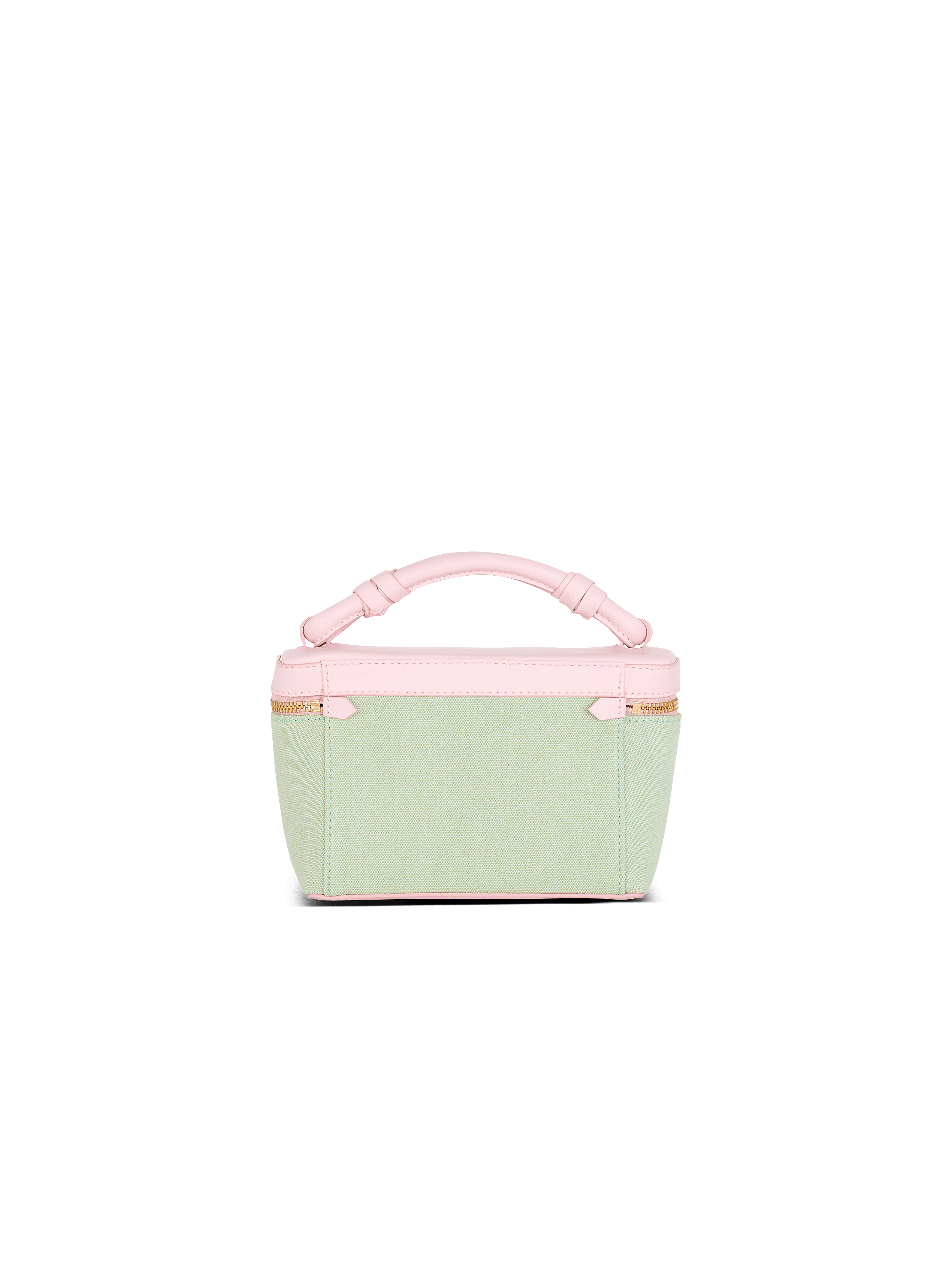 B-Army Vanity Case in canvas and leather - Women | BALMAIN