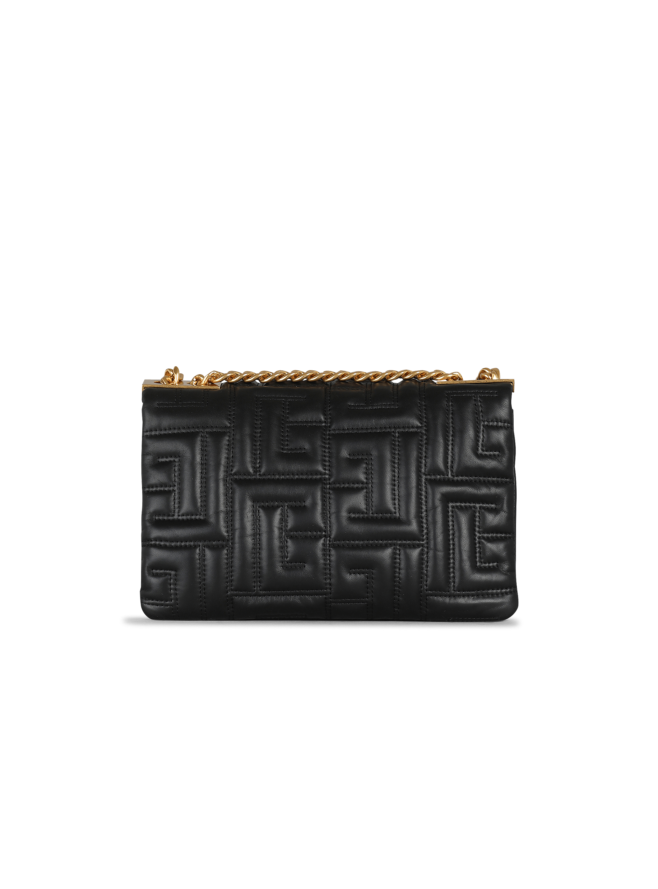 【関税＆送料込み】Balmain 1945 Soft Small Shoulder Bag 1945 Soft small bag in quilted leather black - Women | BALMAIN