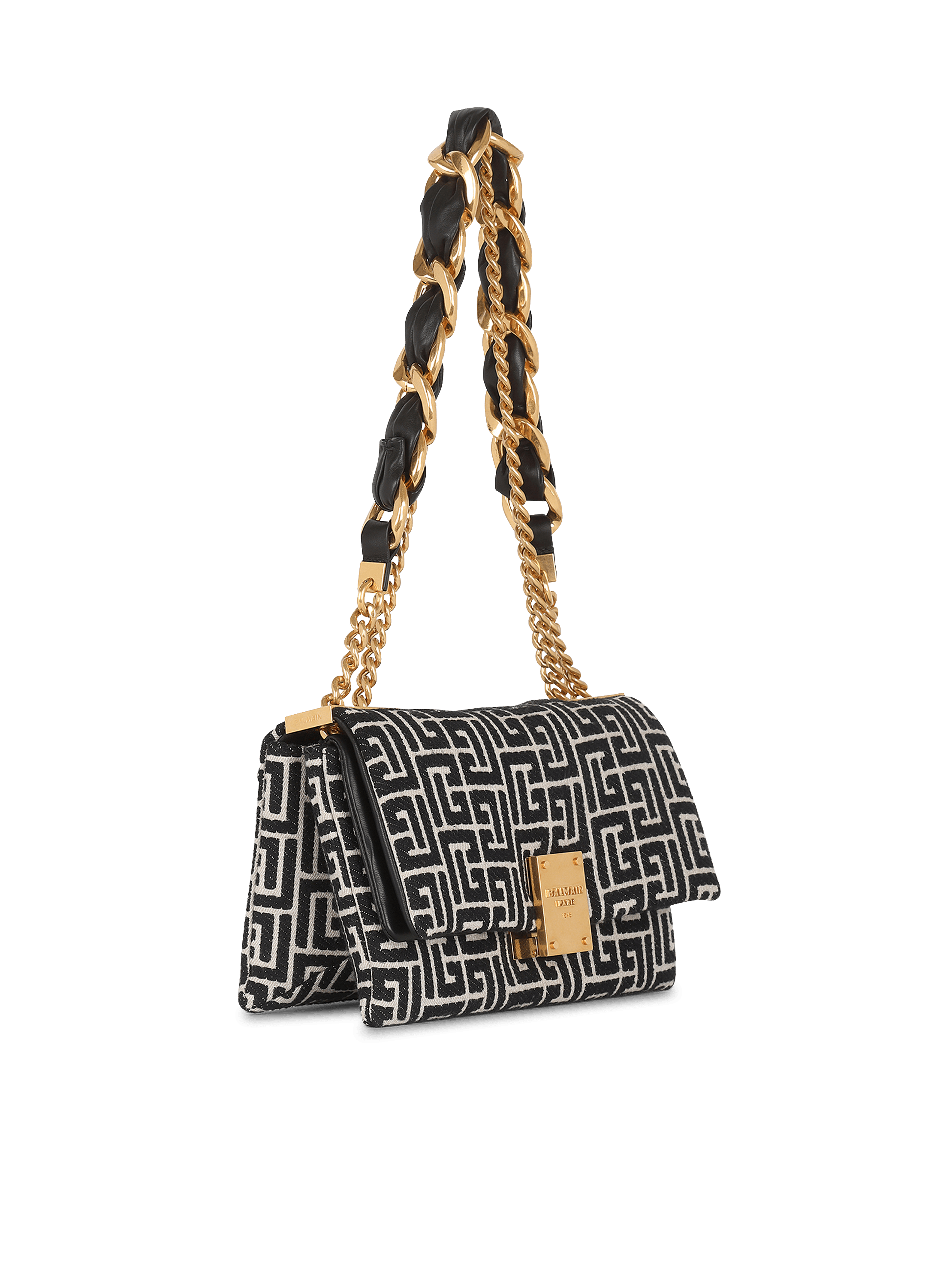 【関税＆送料込み】Balmain Small 1945 Soft Monogrammed Jacq Small 1945 Soft monogrammed jacquard tote bag - Women | BALMAIN