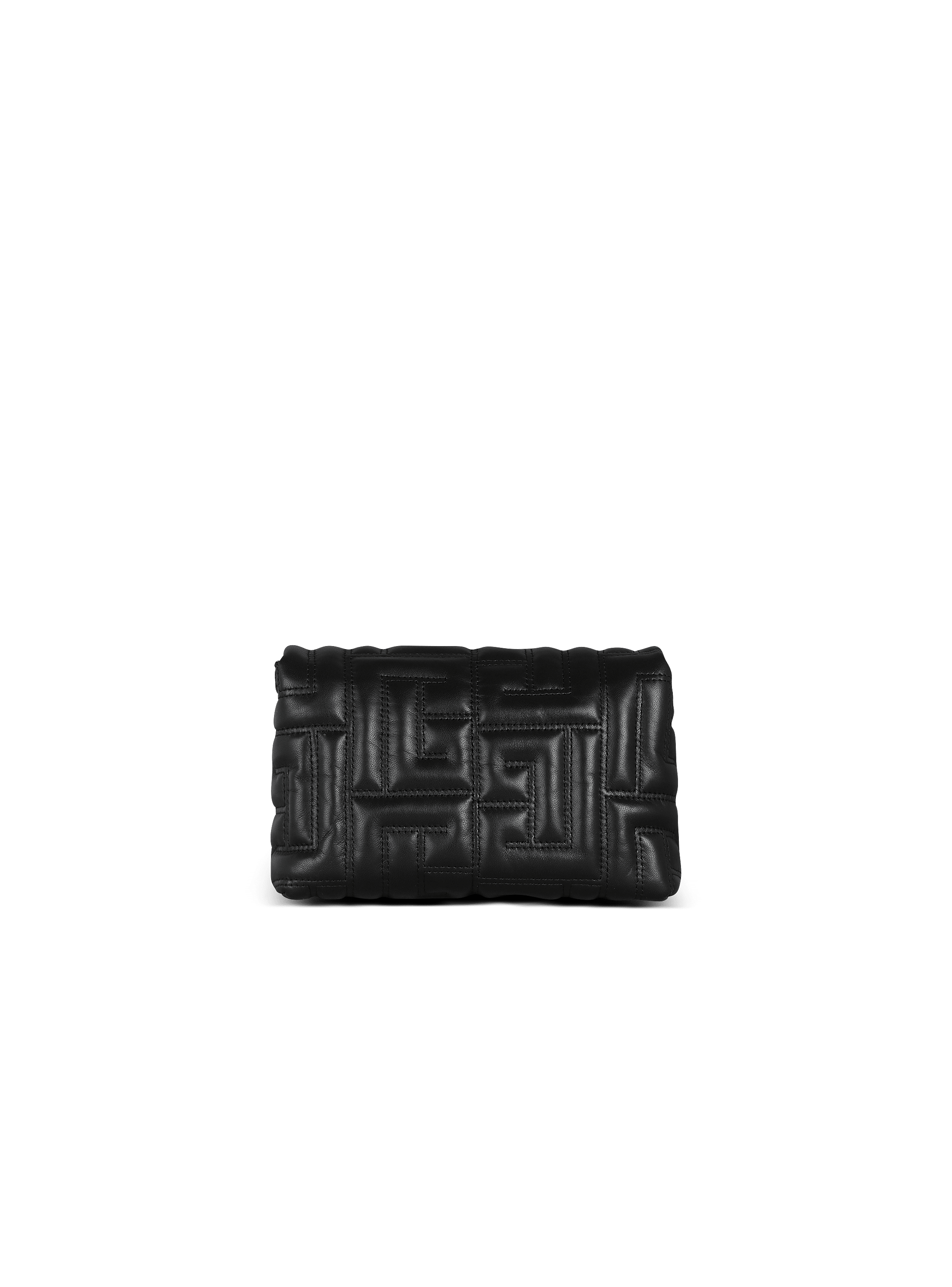 1945 Soft quilted leather mini bag black black - Women | BALMAIN
