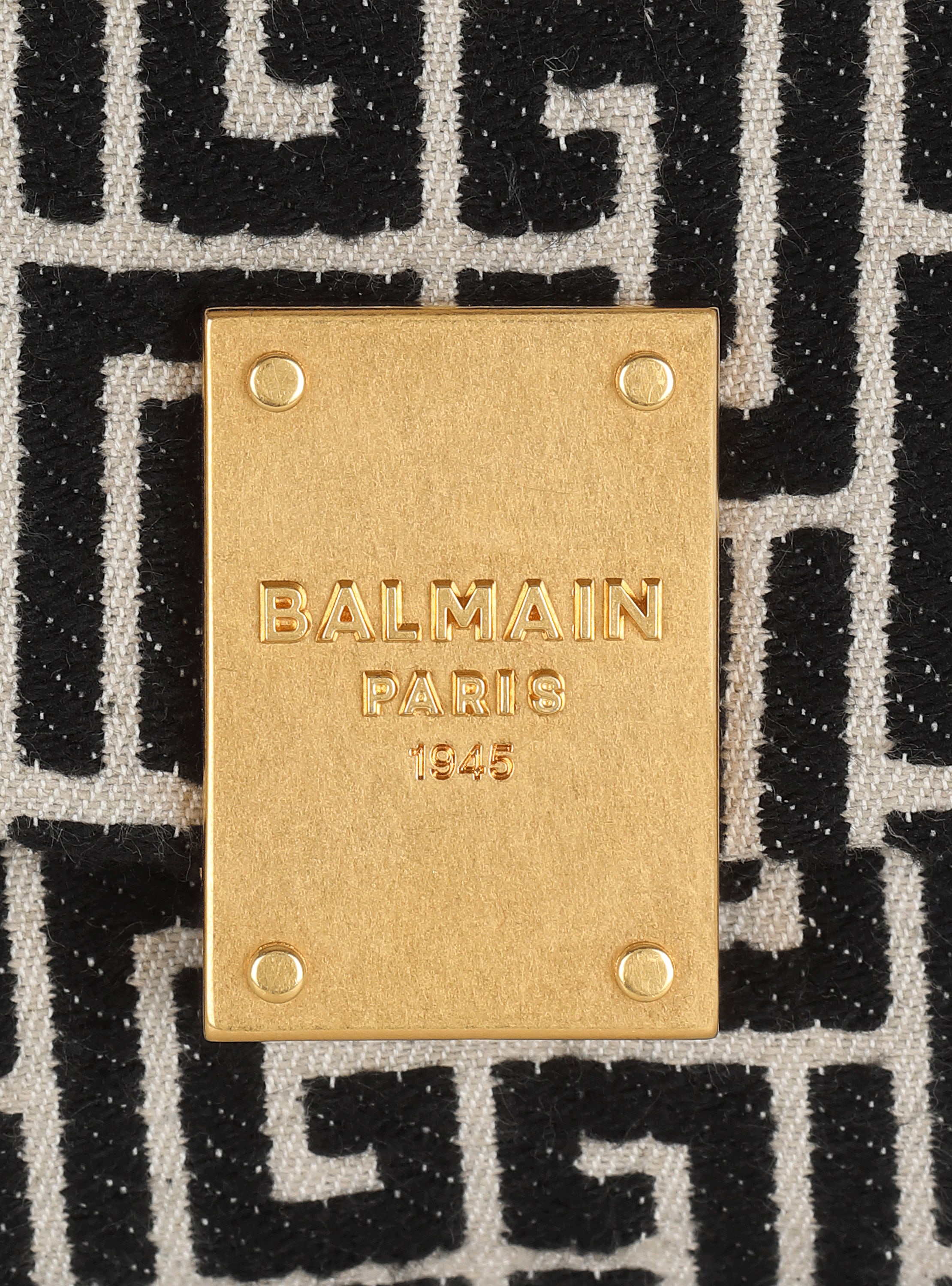 1945 Soft mini bag with jacquard monogram - Women | BALMAIN