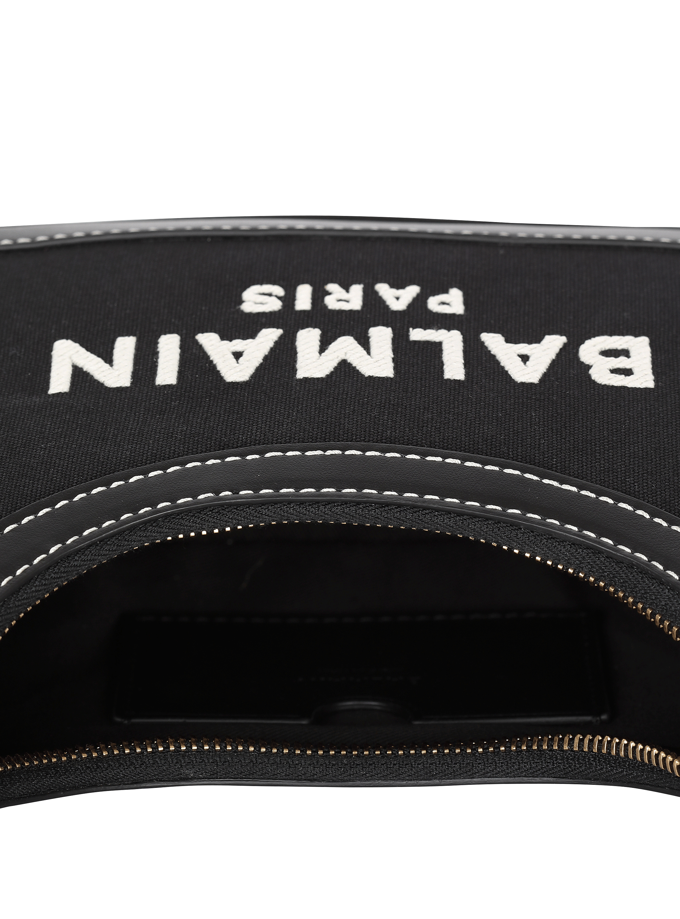【Balmain】 B-Army Monogram ショルダーバッグ B-Army Shoulder bag in monogrammed jacquard canvas and