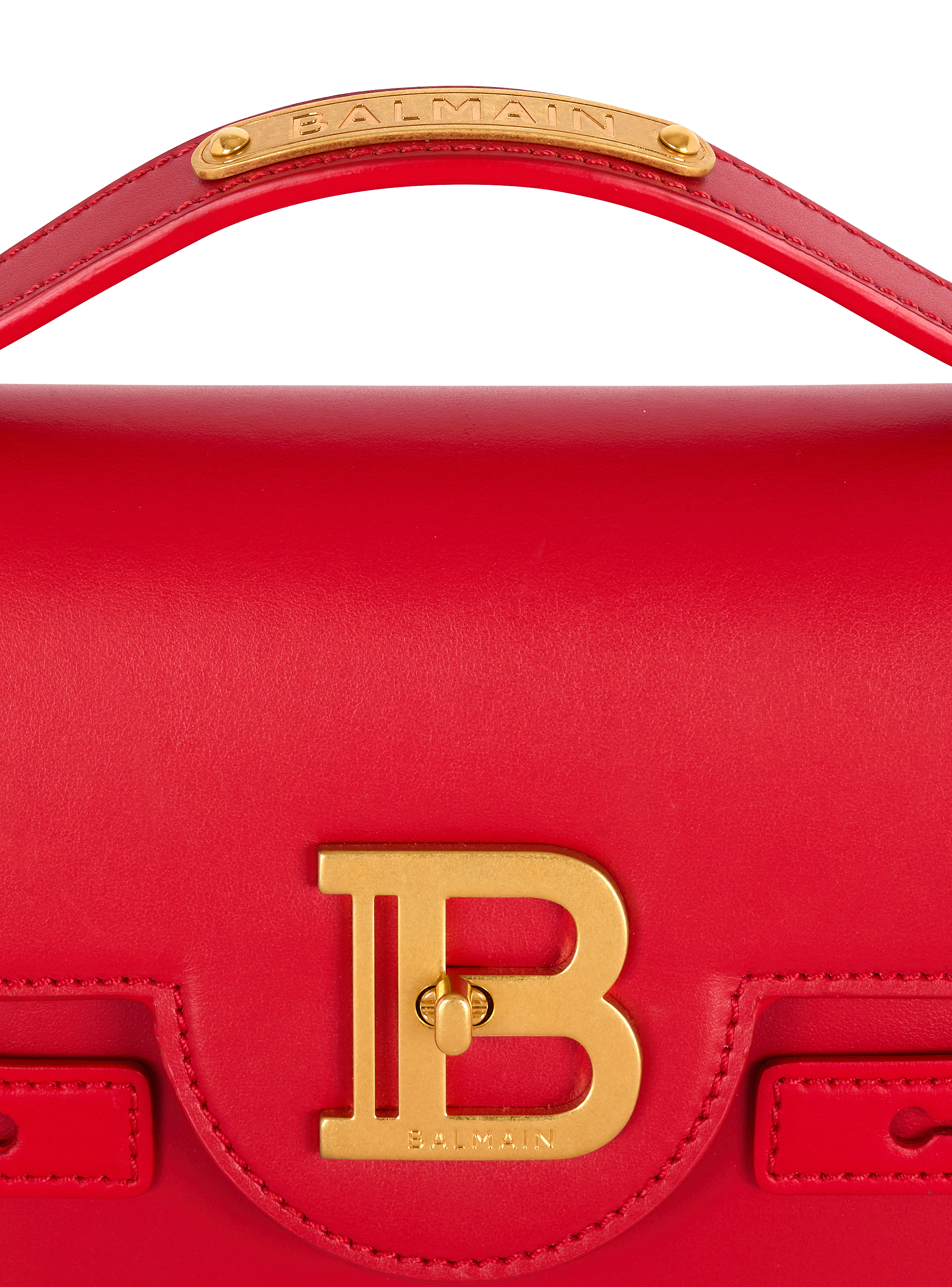 B-Buzz 24 光滑皮革手袋- Women | BALMAIN