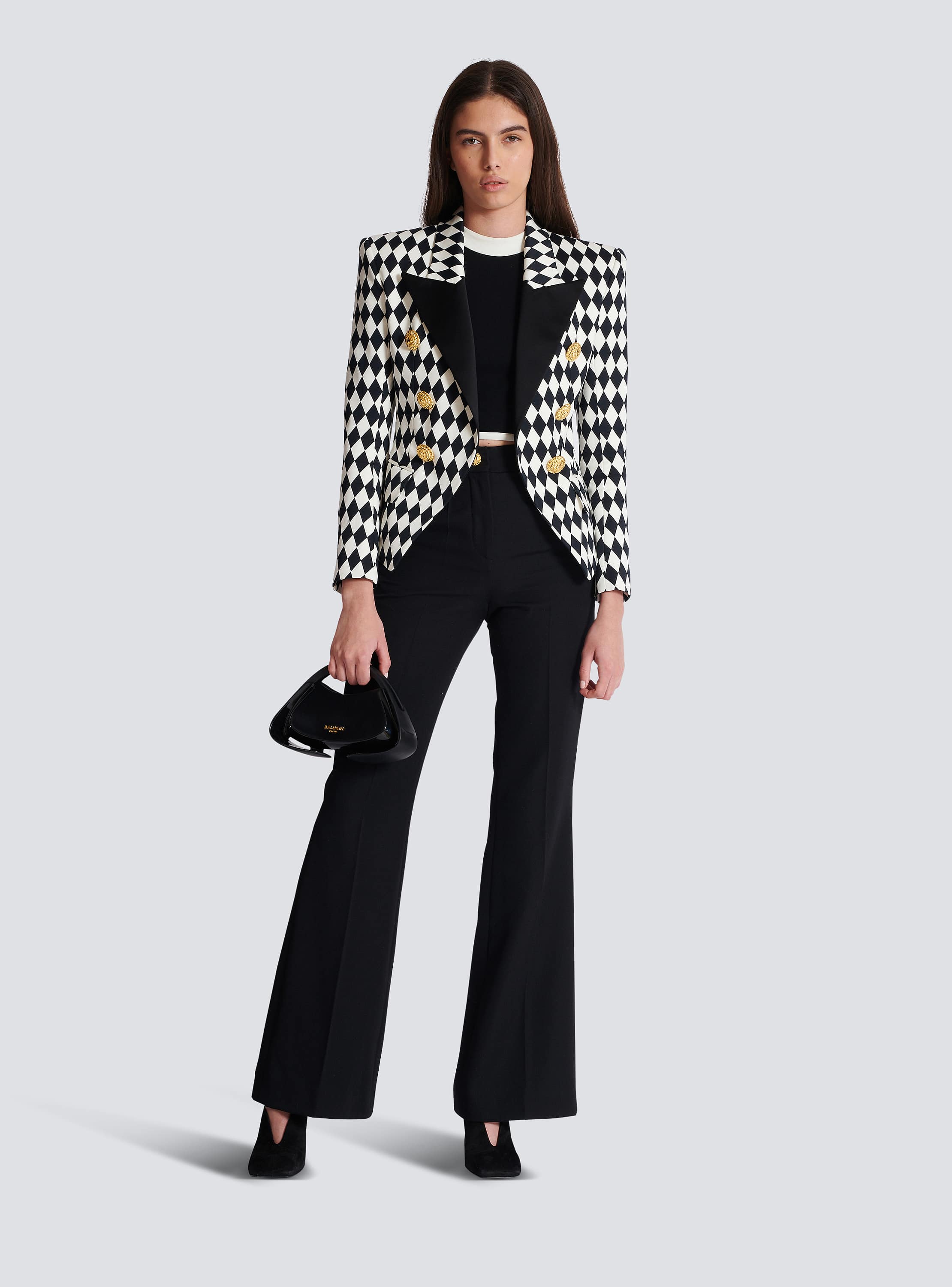 BALMAIN ショリ マタム スモル ハック DN1DA902KTPU 0PA Jolie Madame small bag - Women | BALMAIN