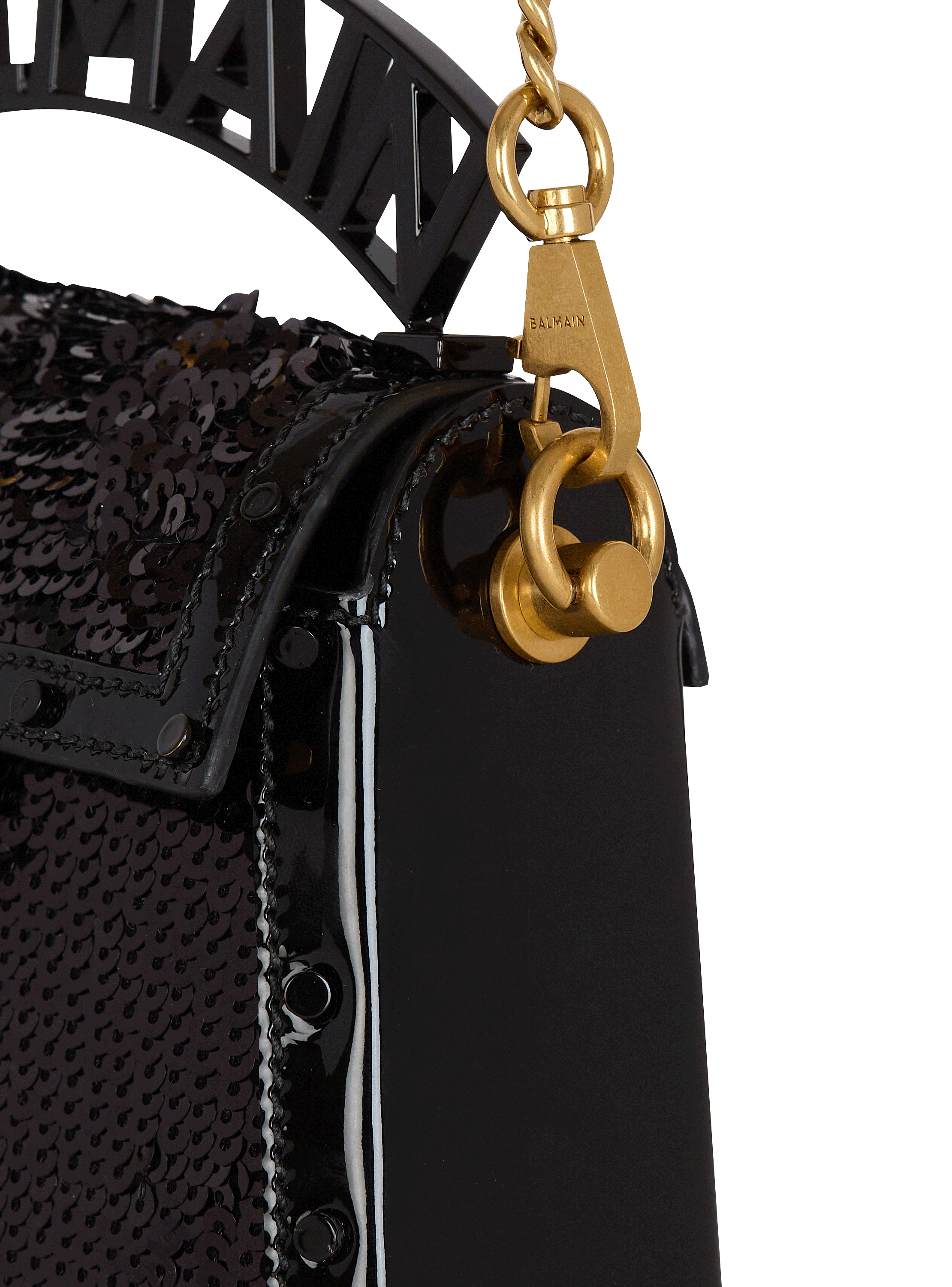 Quilted nylon travel bag with diamond motif black - Men