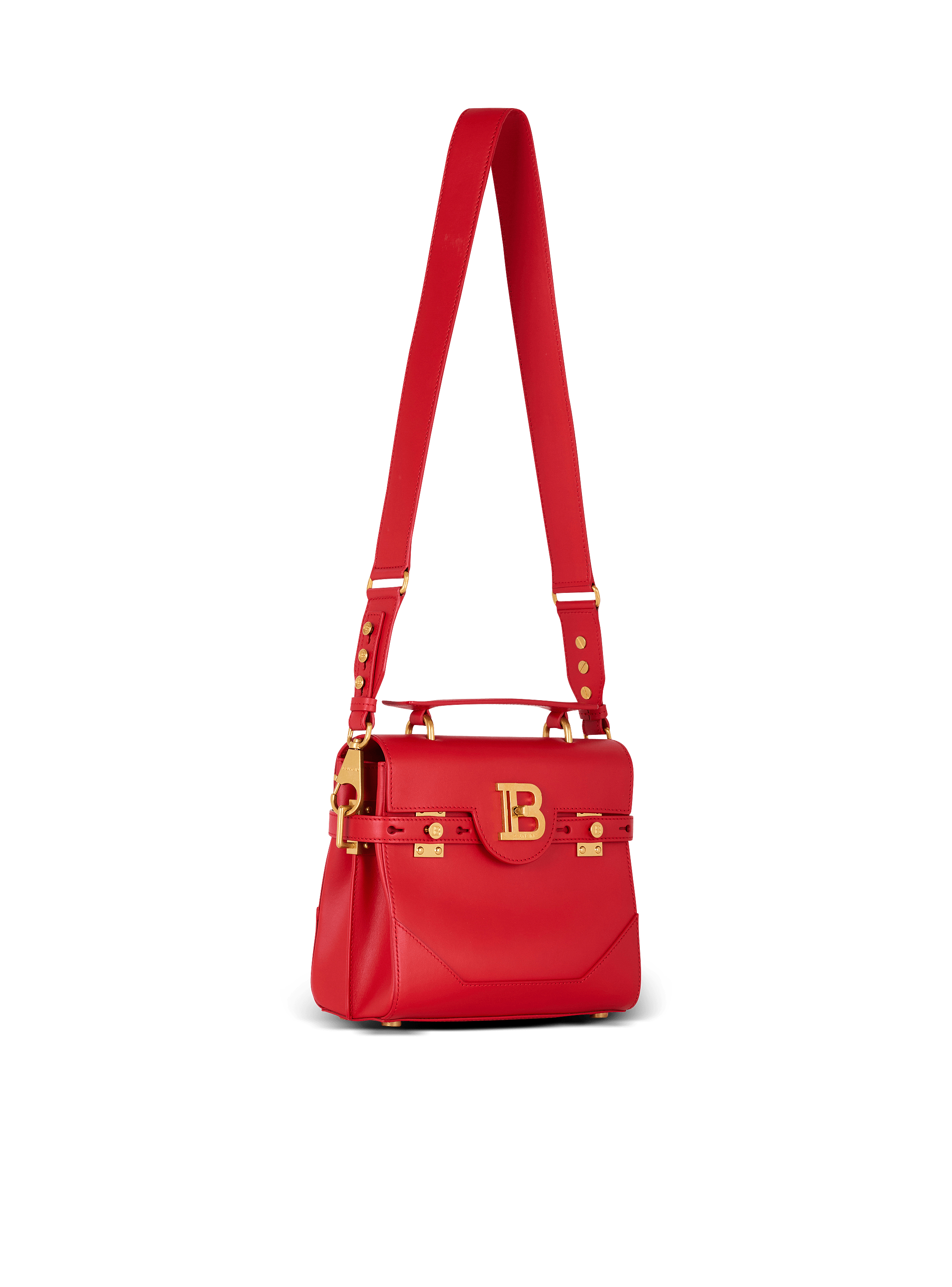 Smooth leather B-Buzz 23 bag - Women | BALMAIN