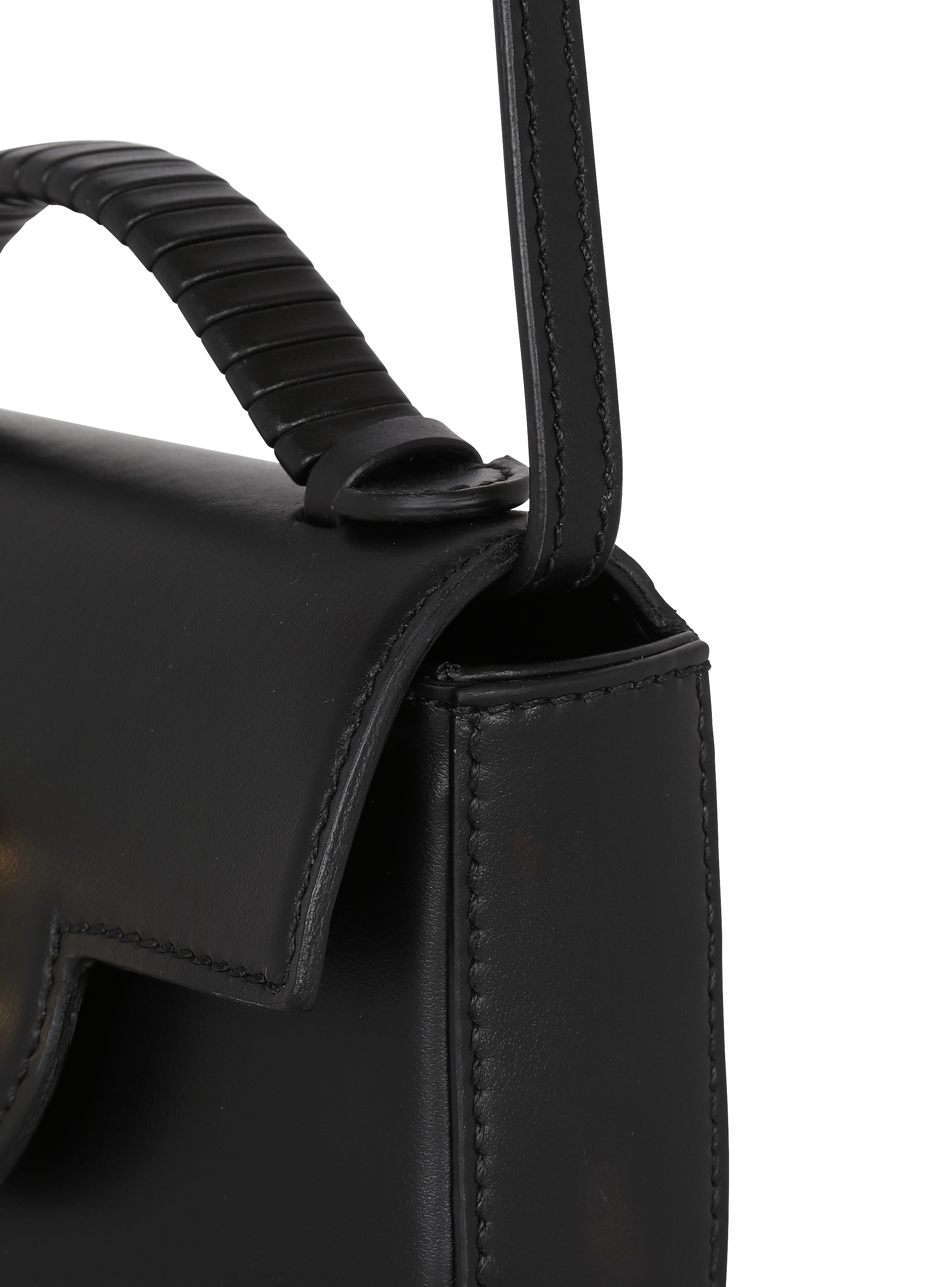 B-Buzz mini leather bag black - Women | BALMAIN