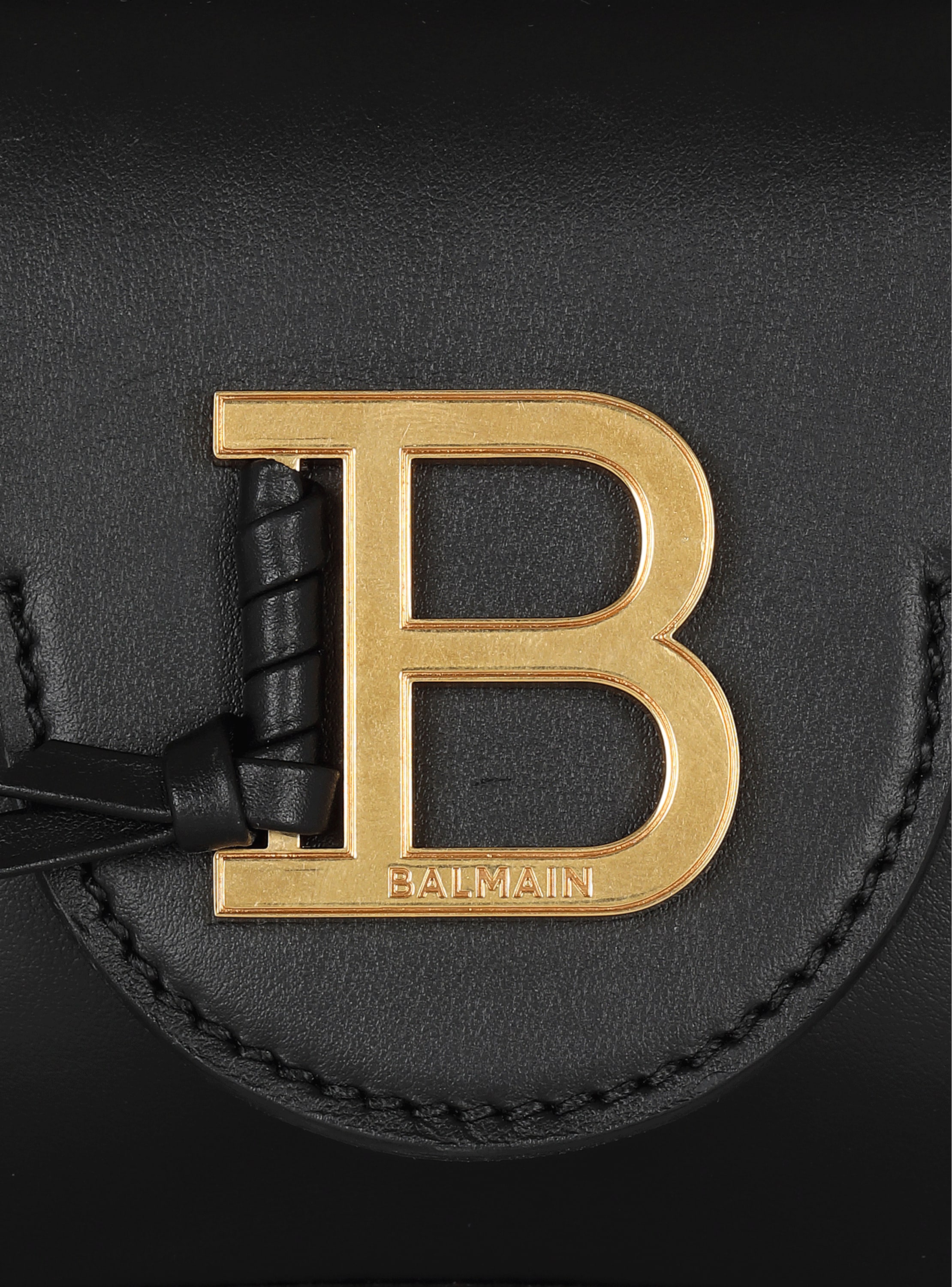 B-Buzz mini leather bag black - Women | BALMAIN
