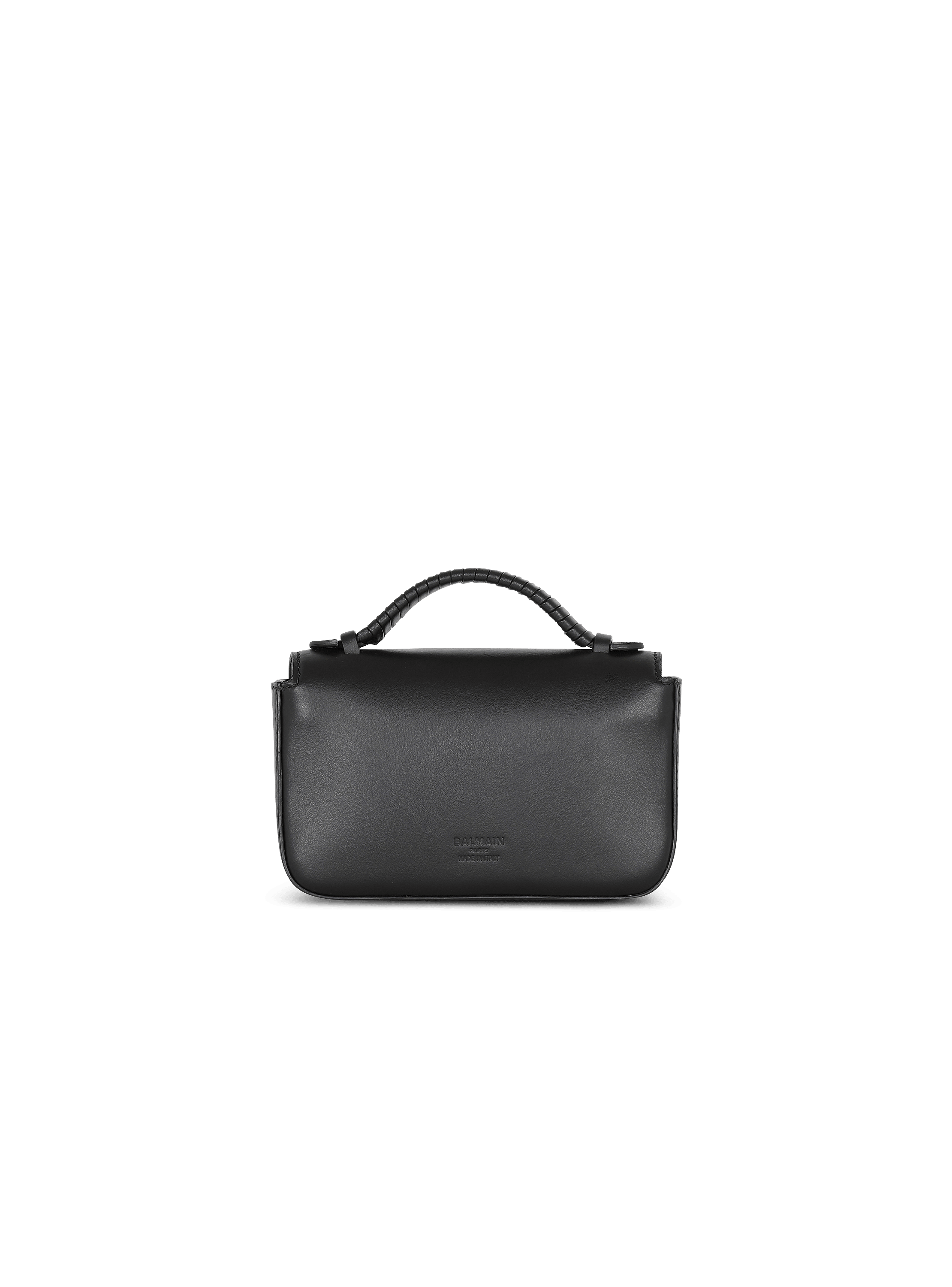 B-Buzz mini leather bag black - Women | BALMAIN