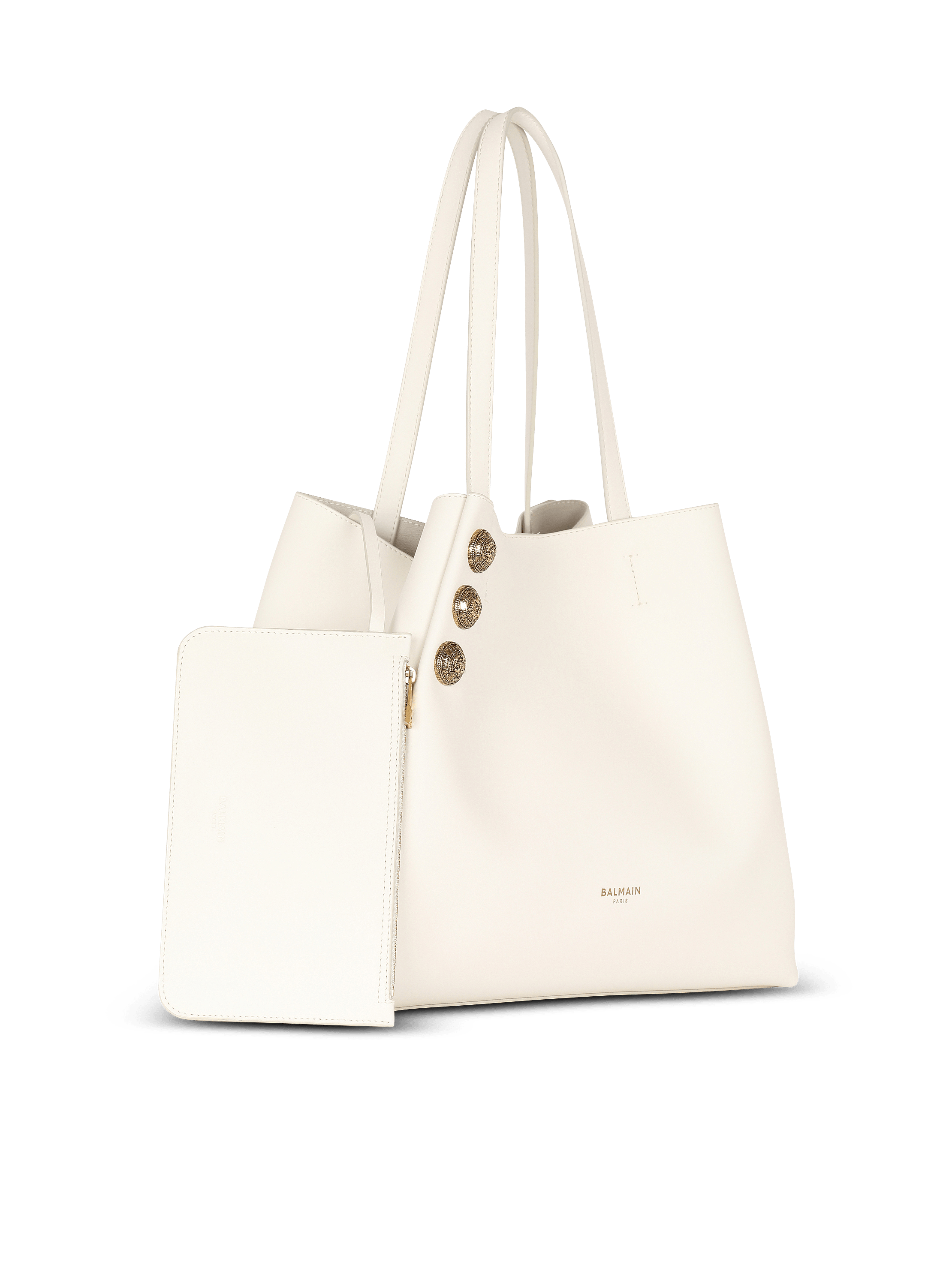 Emblème leather tote bag - Women | BALMAIN