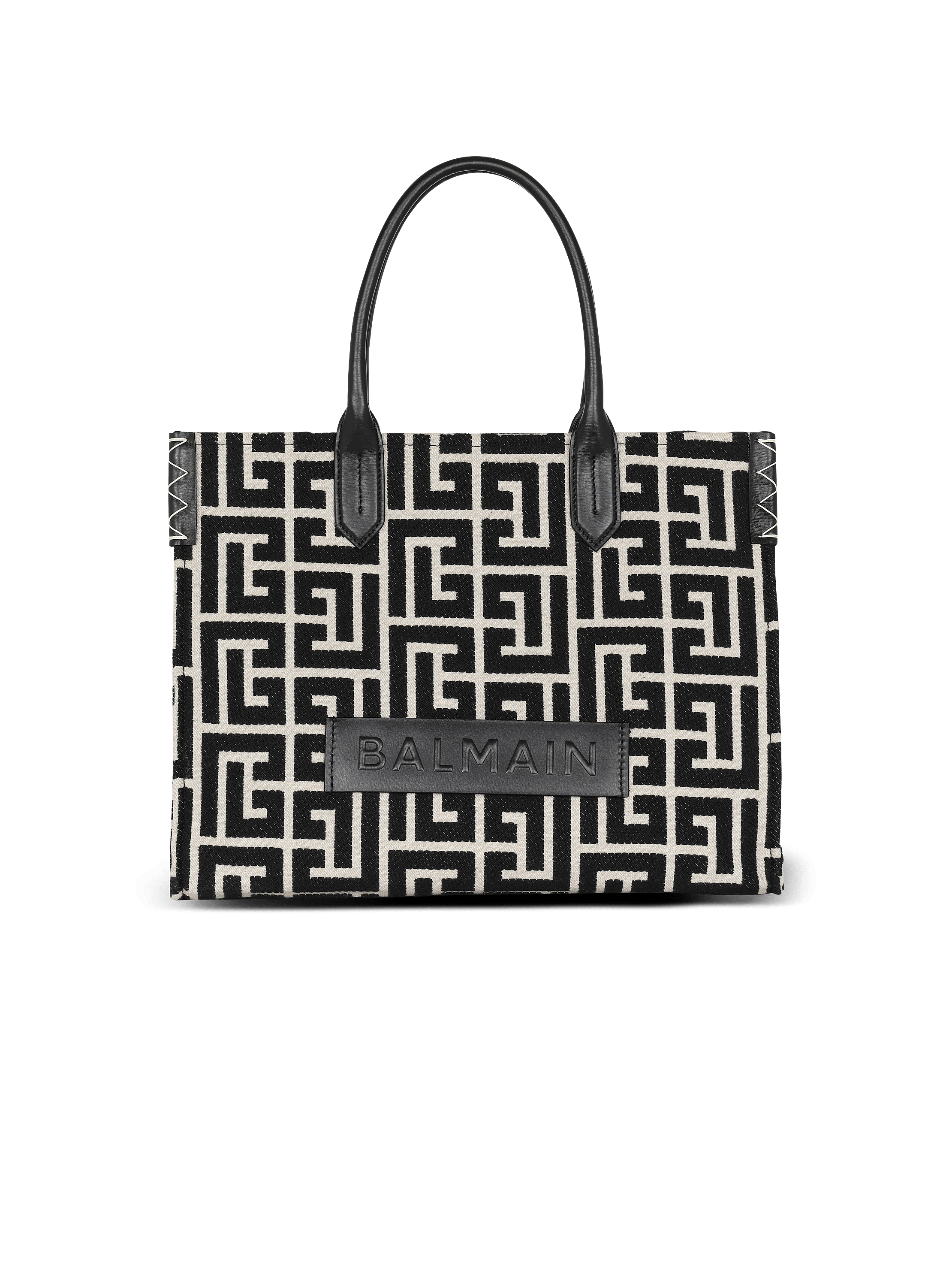B-Army 42 monogram jacquard and leather Tote bag