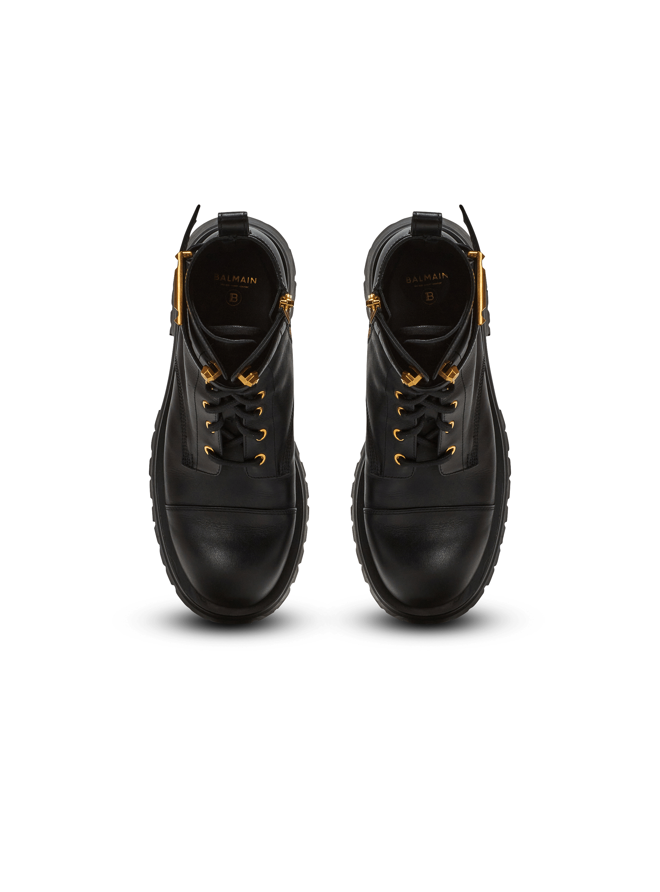 Charlie leather ranger boots - Women | BALMAIN