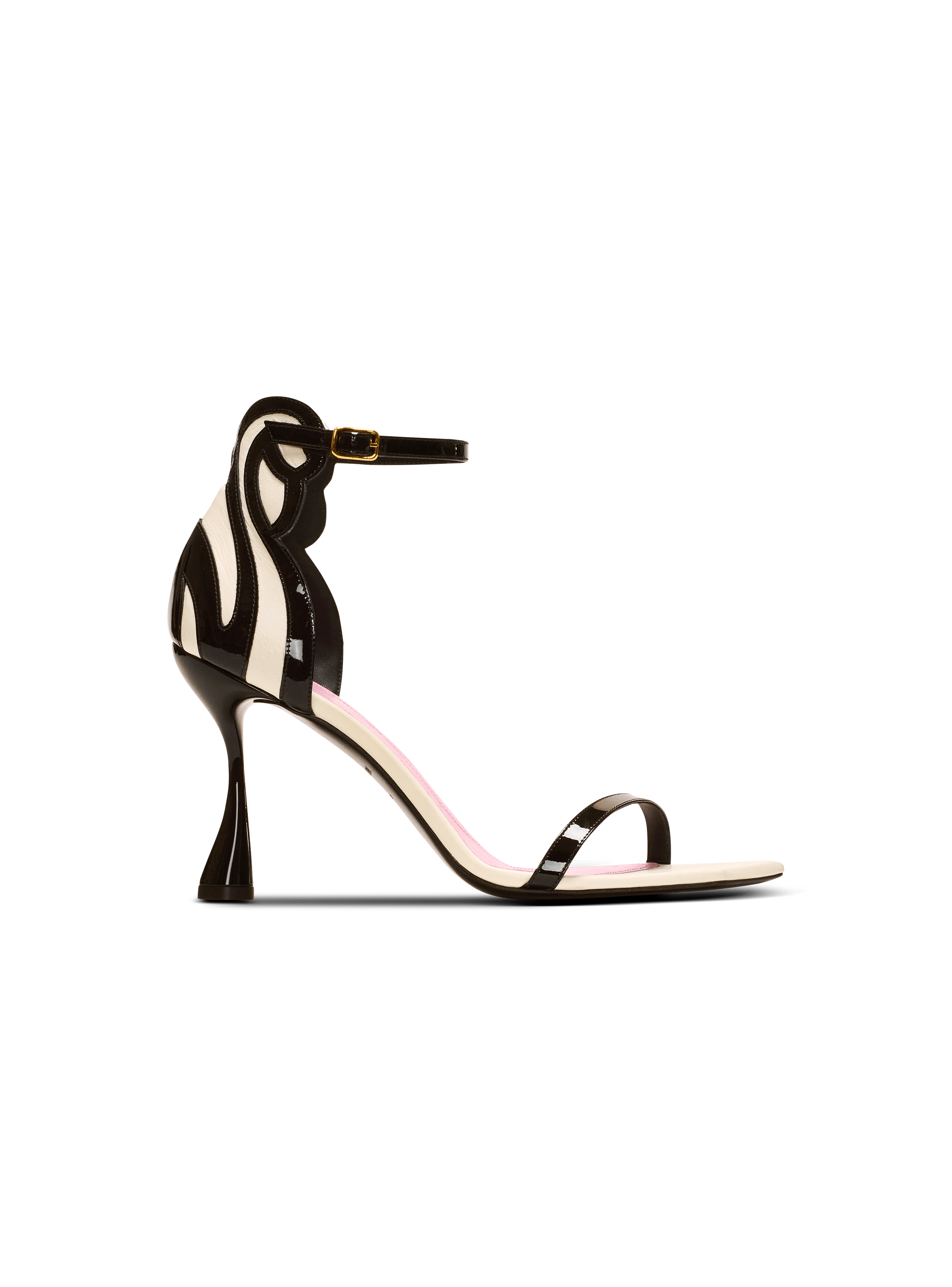 Eden sandals in two-tone leather
