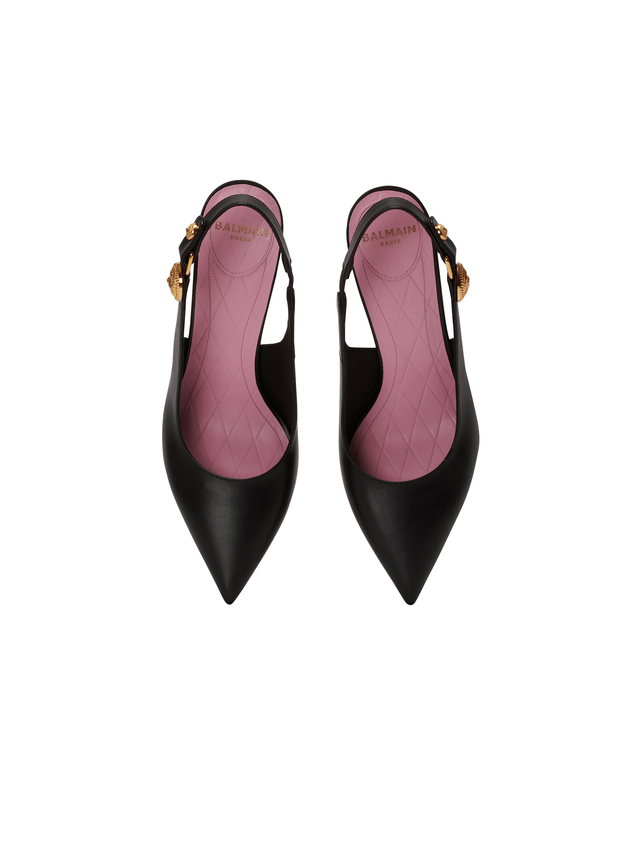 【関税込み】balmain EVA' SLINGBACK Eva slingbacks in calfskin - Women | BALMAIN