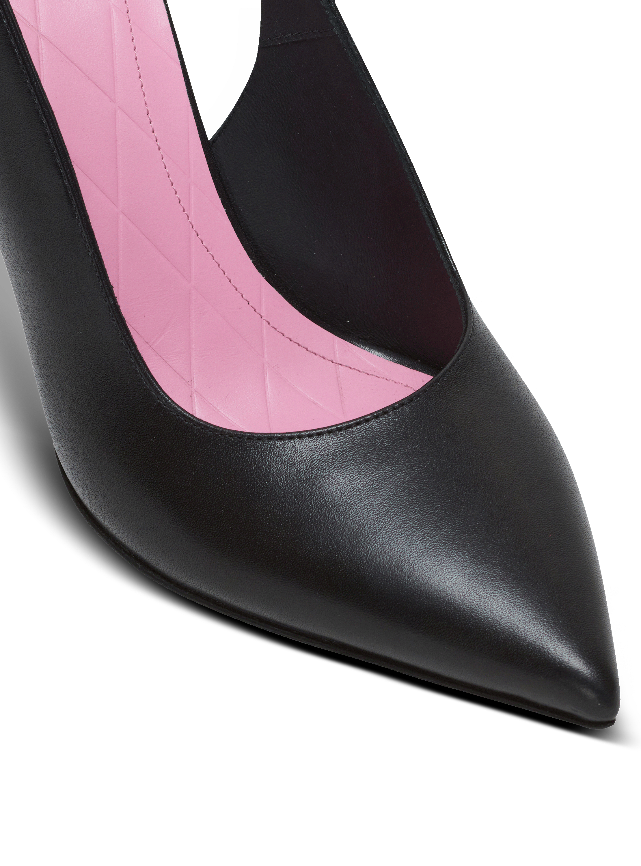 サンダル・ミュール BALMAIN SS25 'Eva' slingback (DN1UK047LVIT 0PA) Eva slingbacks in calfskin black - Women | BALMAIN