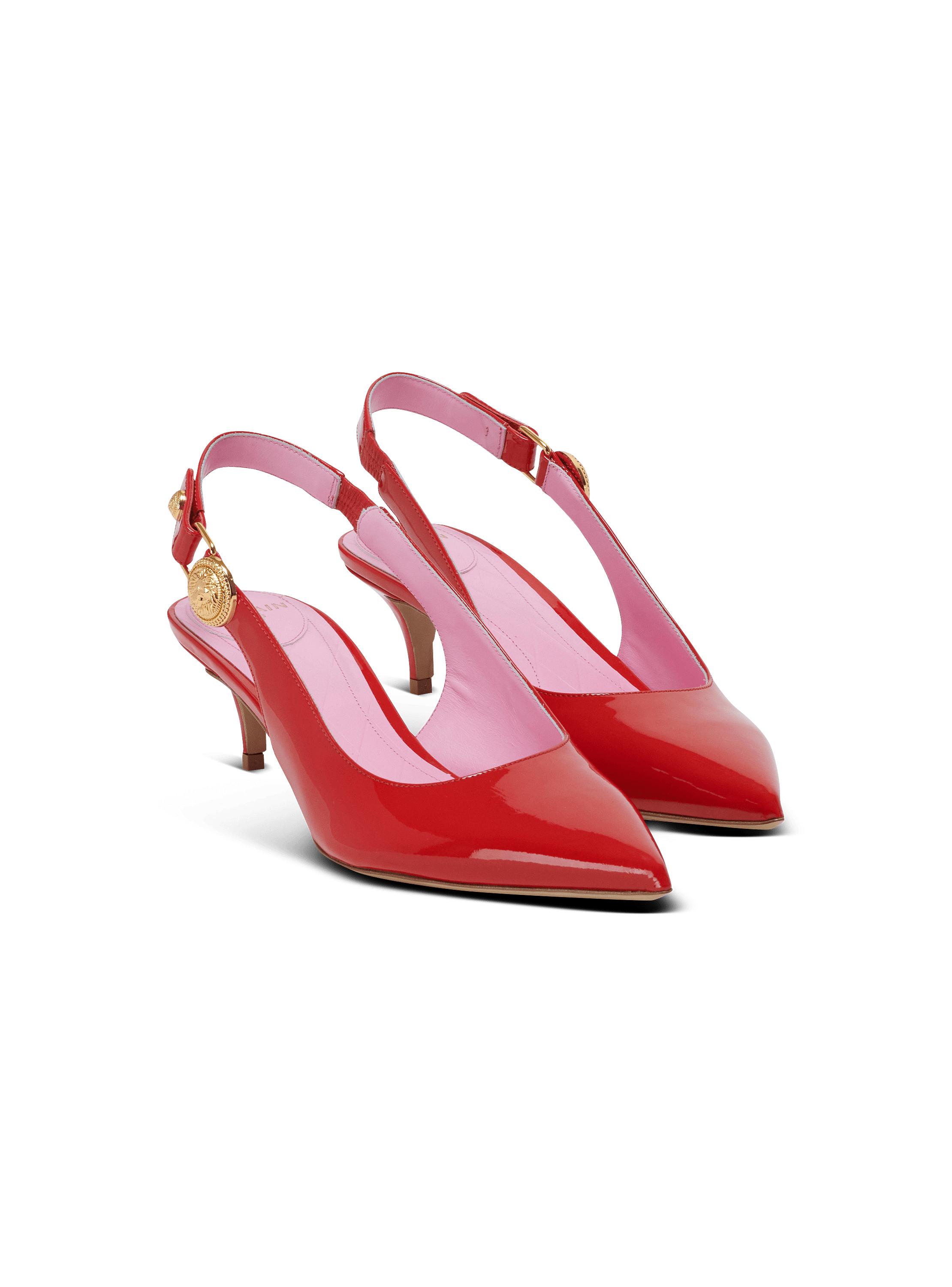 Eva kitten slingbacks in patent leather - Women | BALMAIN