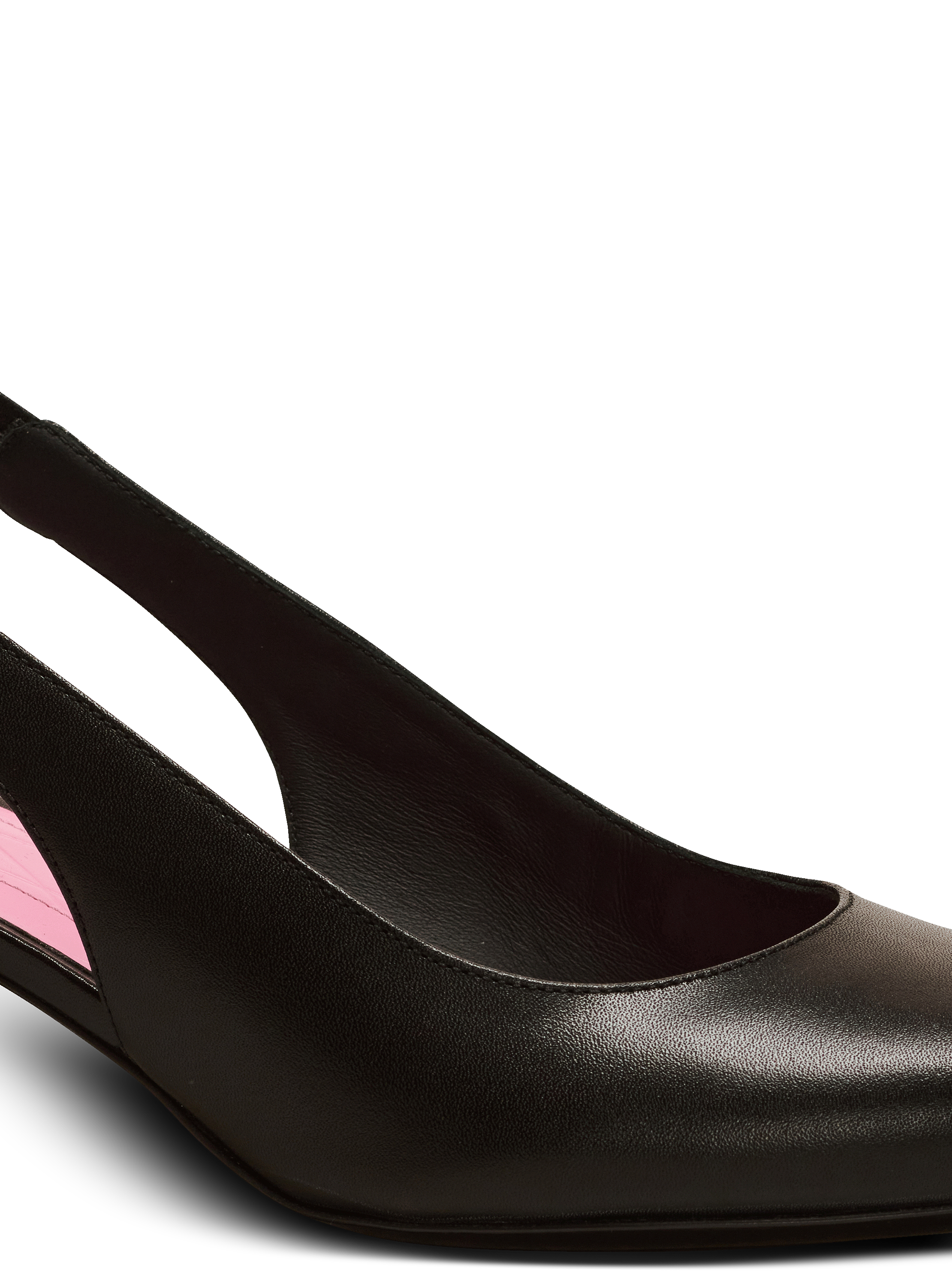 Eva kitten slingbacks in calfskin black - Women | BALMAIN