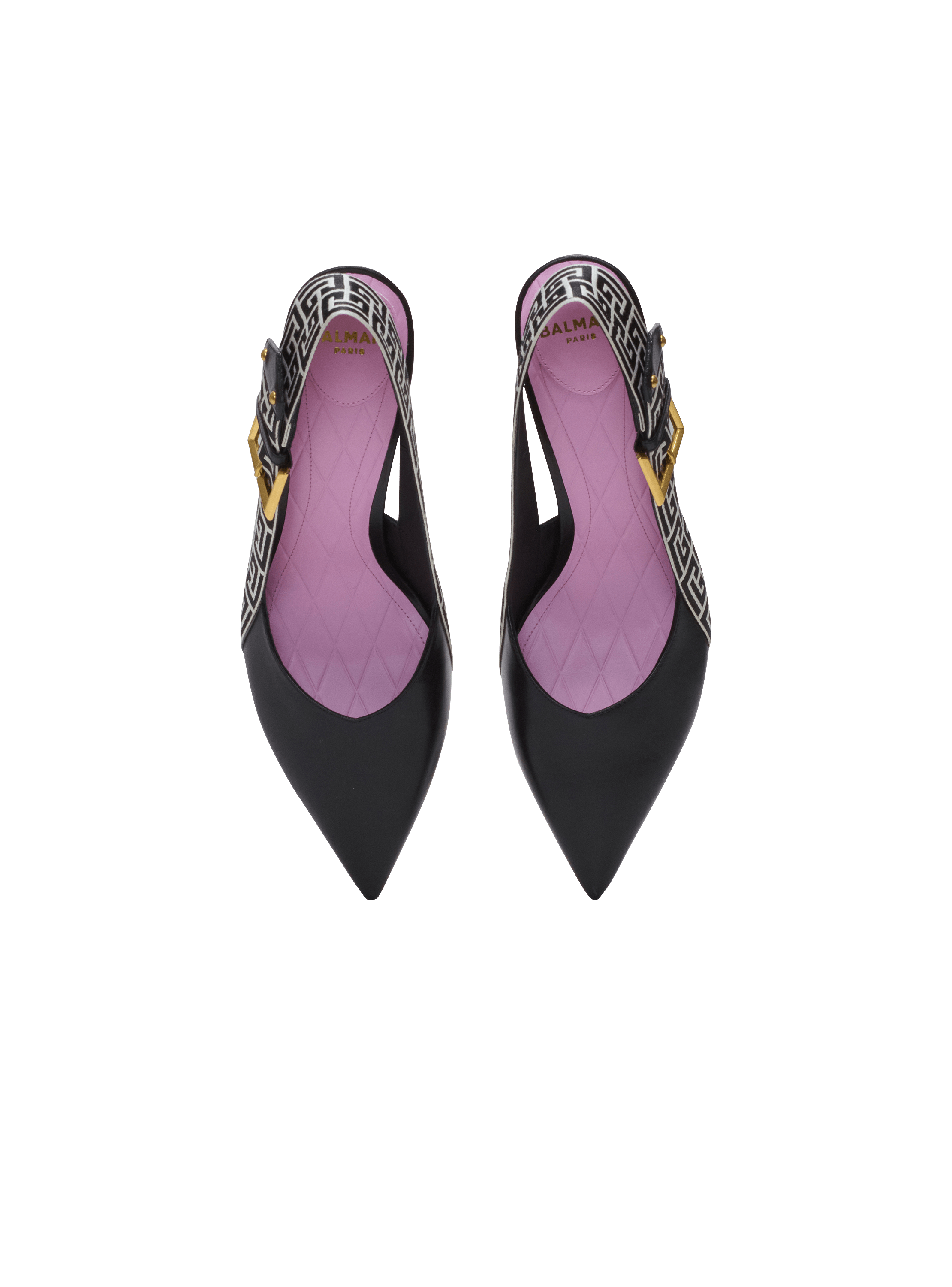 【関税＆送料込み】Balmain 'Ruby' Slingbacks Suede slingback Ruby stilettos - Women | BALMAIN
