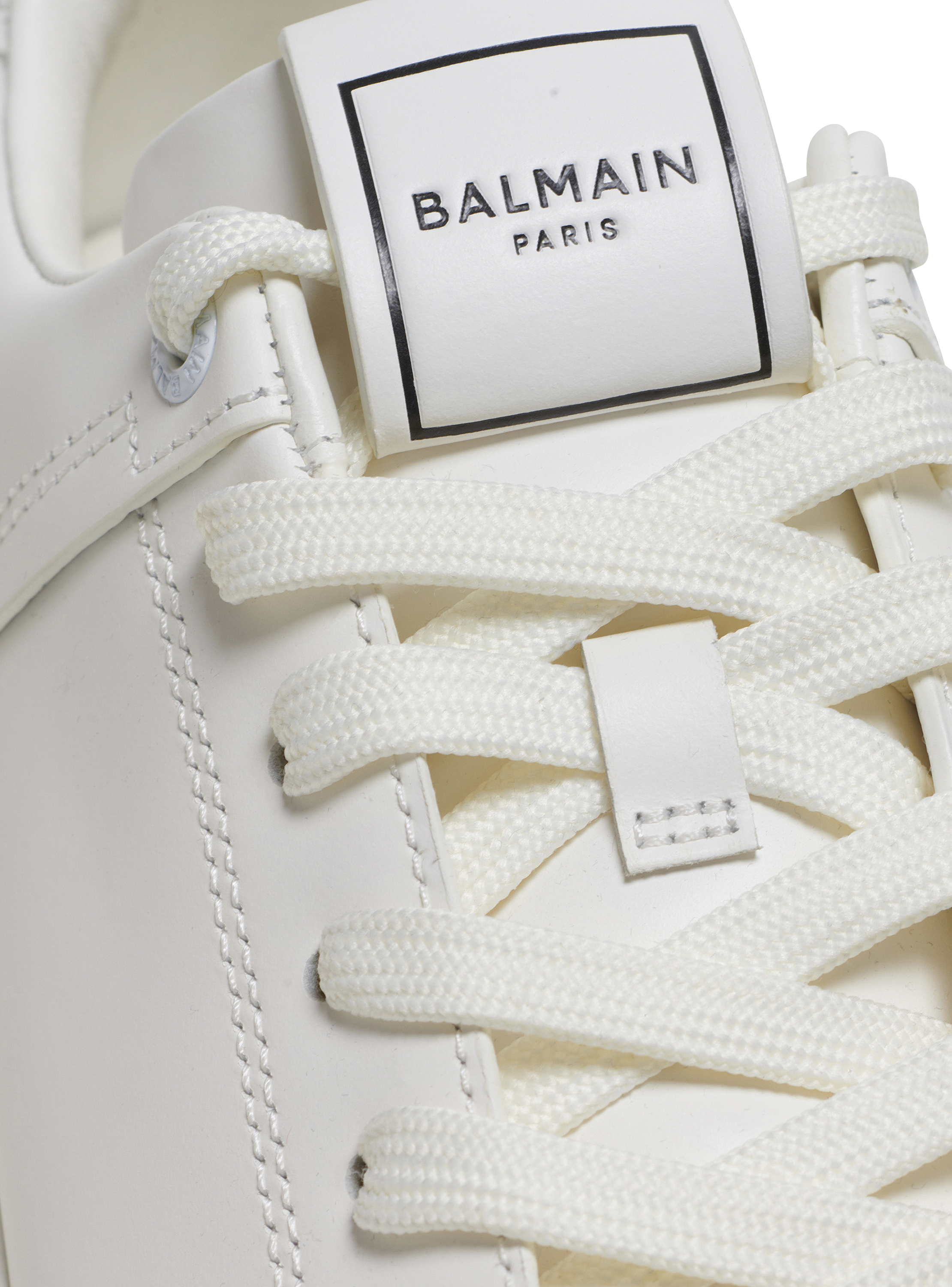 BALMAIN Bコトロトッフスニカ XN1VI690LVTR 0FA B-Court trainers in calfskin - Women | BALMAIN