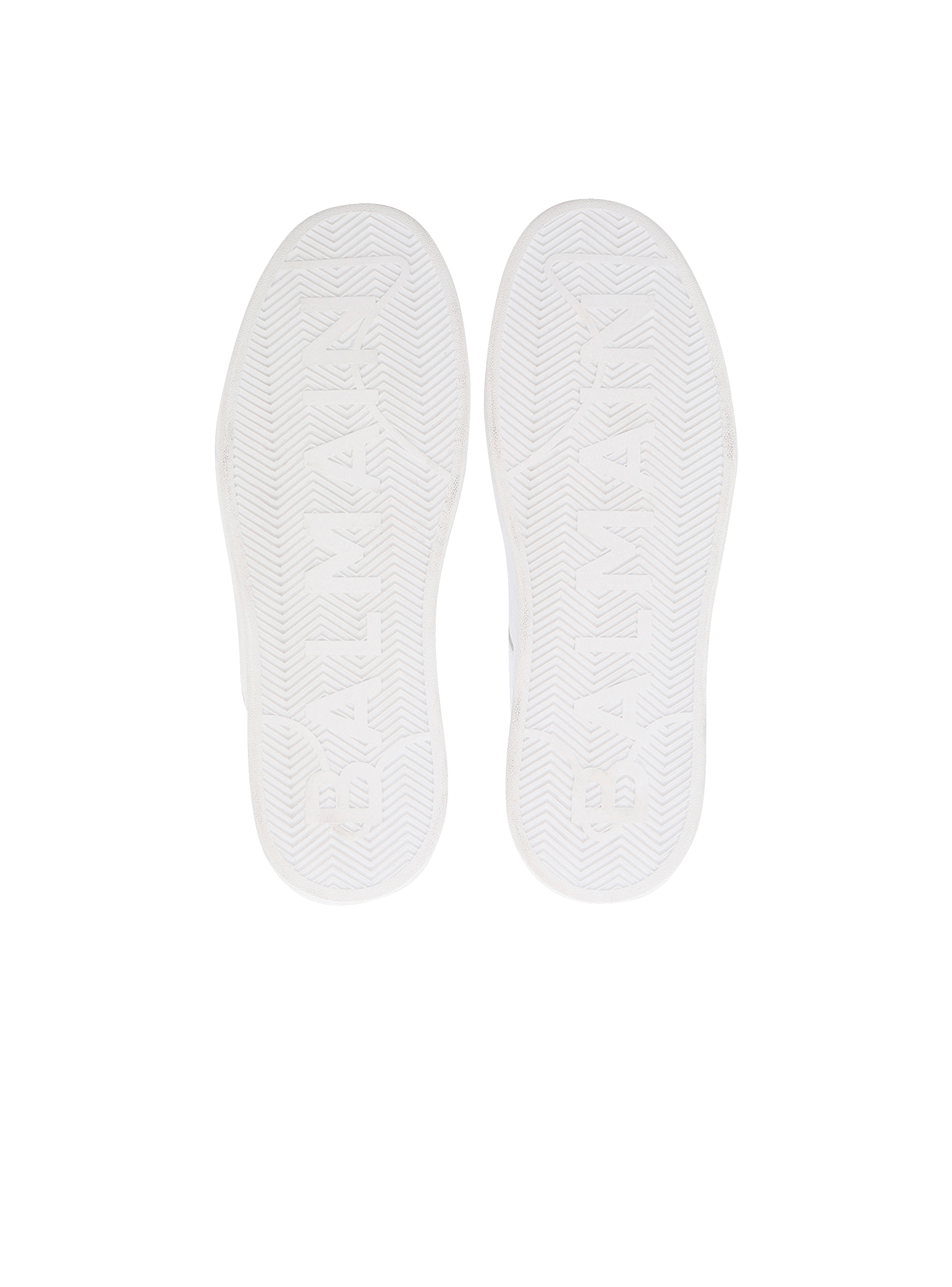 BALMAIN Bコトロトッフスニカ XN1VI690LVTR EAB B-Court trainers in calfskin - Women | BALMAIN