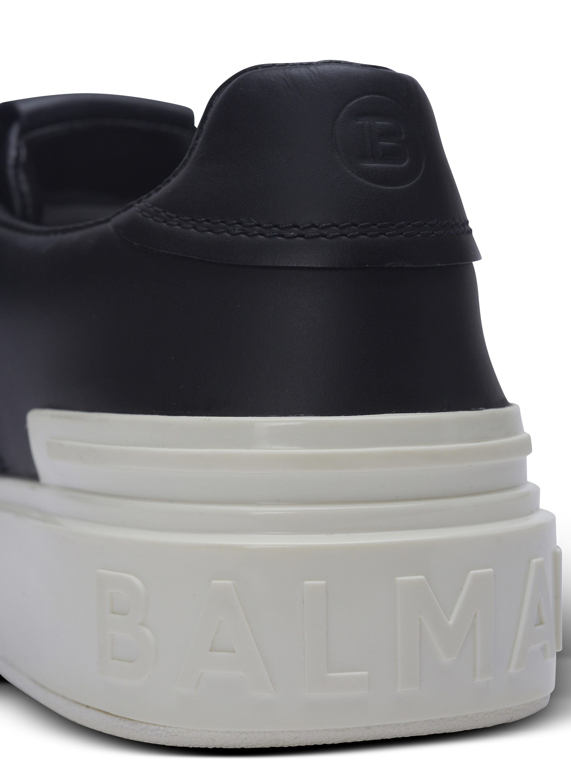 スニーカー BALMAIN SS25 SNEAKER B-COURT (DN1VI690LVTR 0FA) B-Court trainers in calfskin white white - Women | BALMAIN