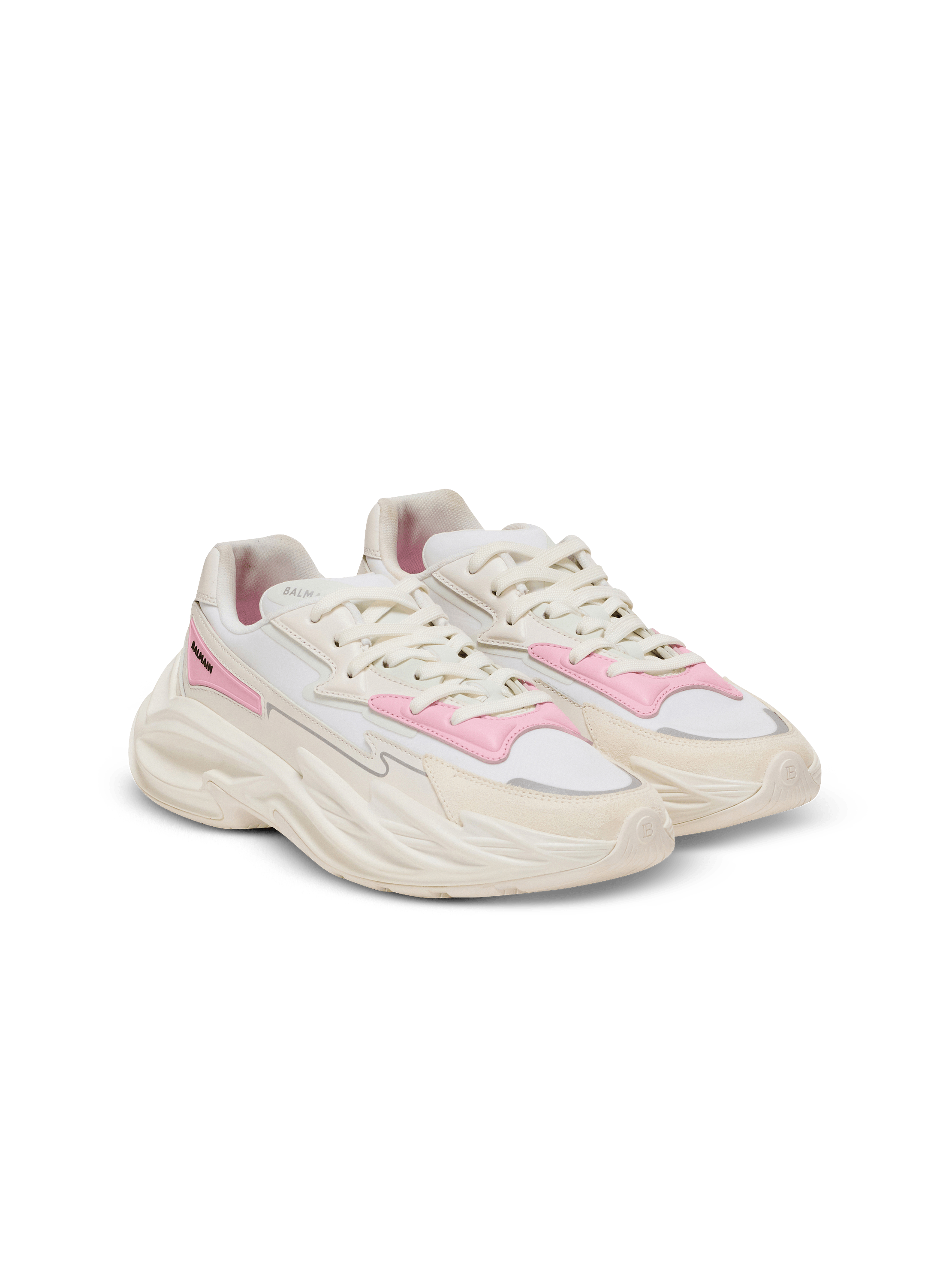 スニーカー BALMAIN FW24 RUN-ROW SNEAKER (CM0VI355LLSN_0PA) Run-Row leather sneakers - Men | BALMAIN