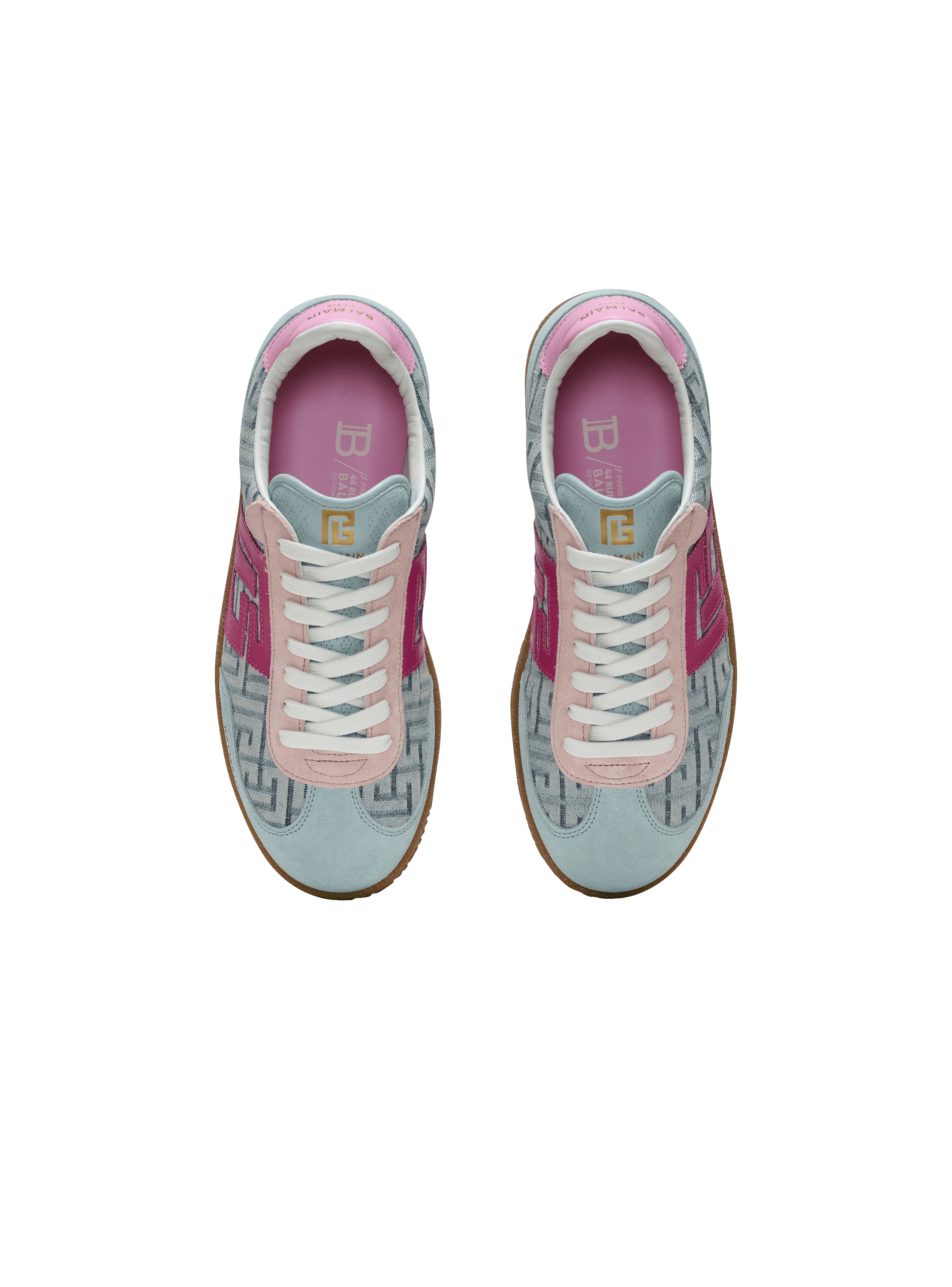 スニーカー BALMAIN Women Sneakers EN1VI735LCJN1CE Pink Balmain Women's B-East Low Top Sneakers | Bloomingdale's