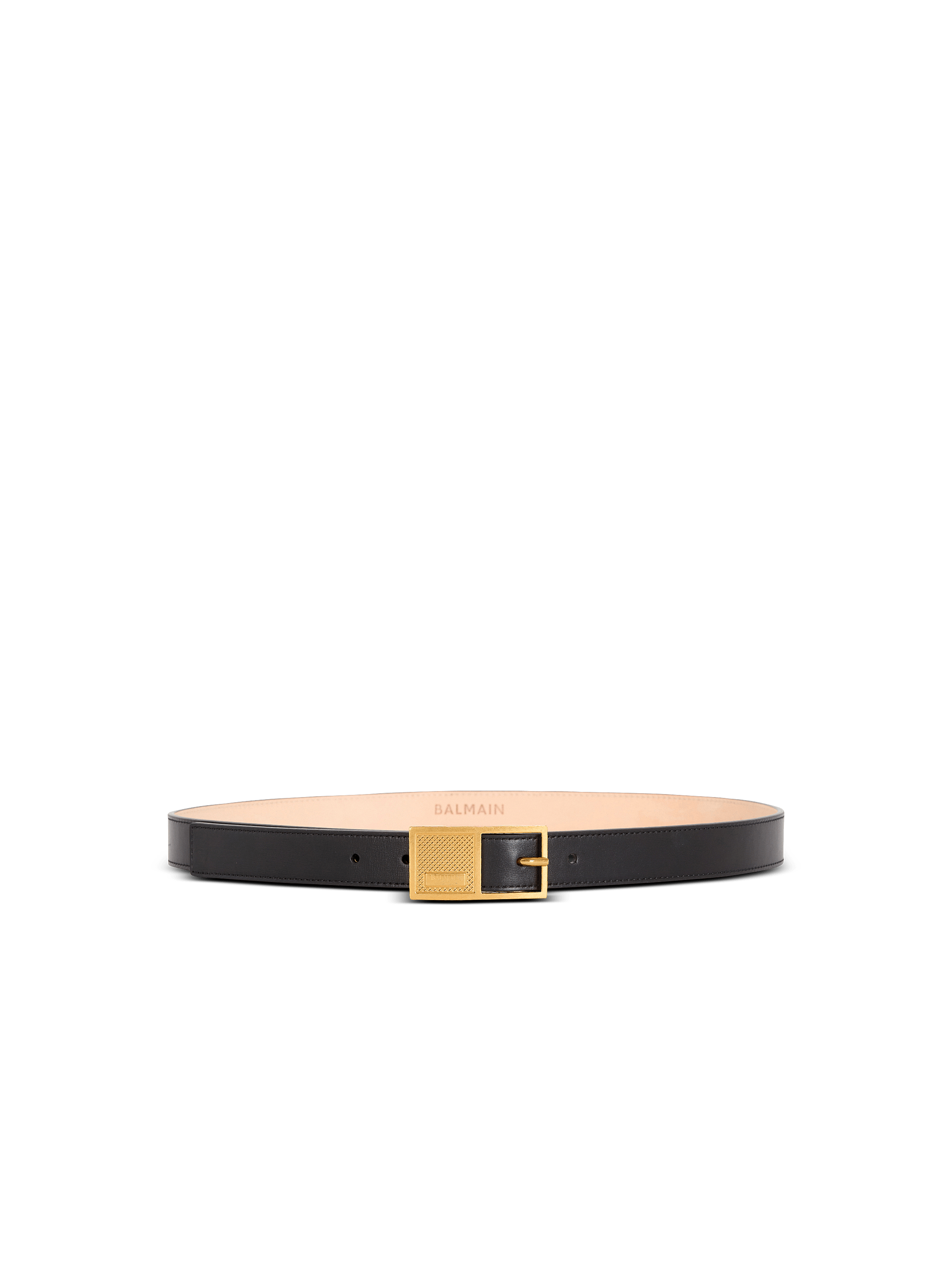 Thin Signature calfskin belt