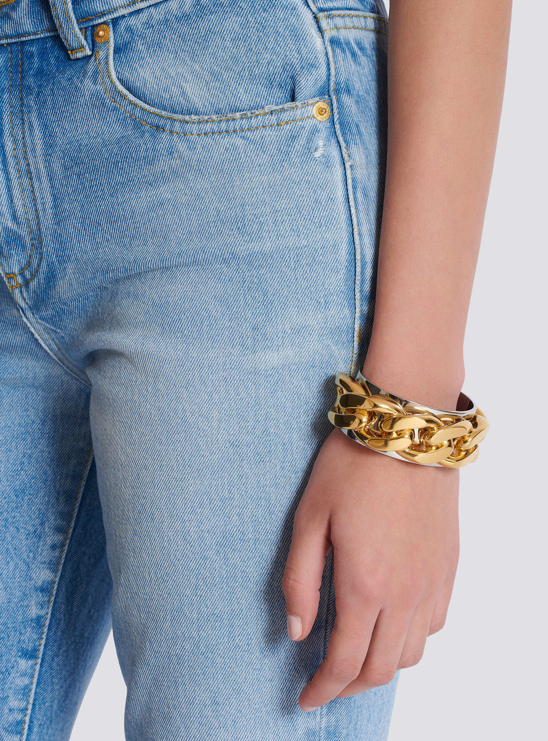 Brass chain bracelet 