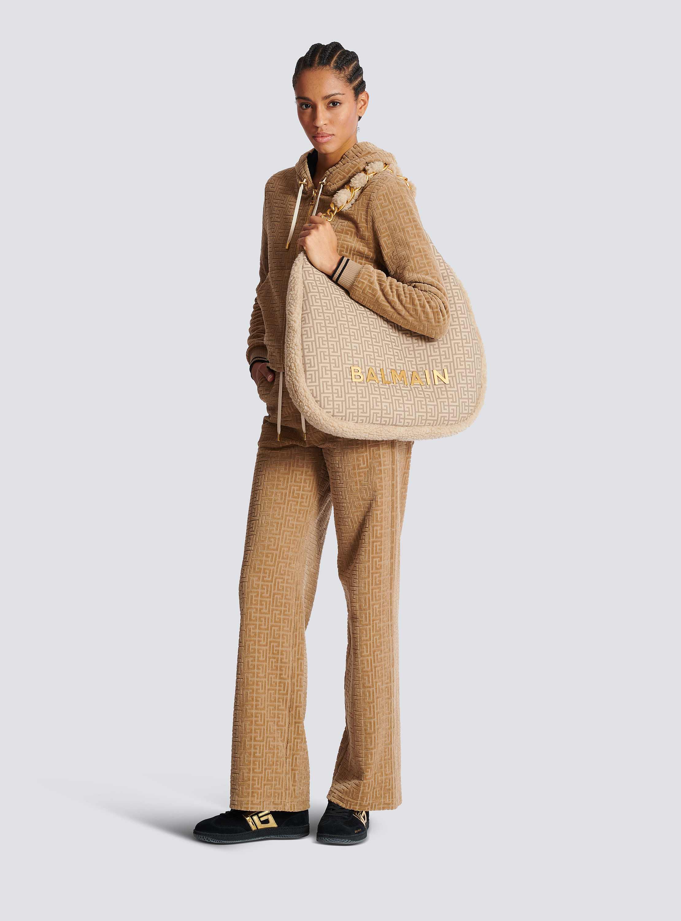 Balmain☆VIP価格  1945 ソフト ショルダー バッグ 1945 Soft small bag in quilted leather red - Women | BALMAIN