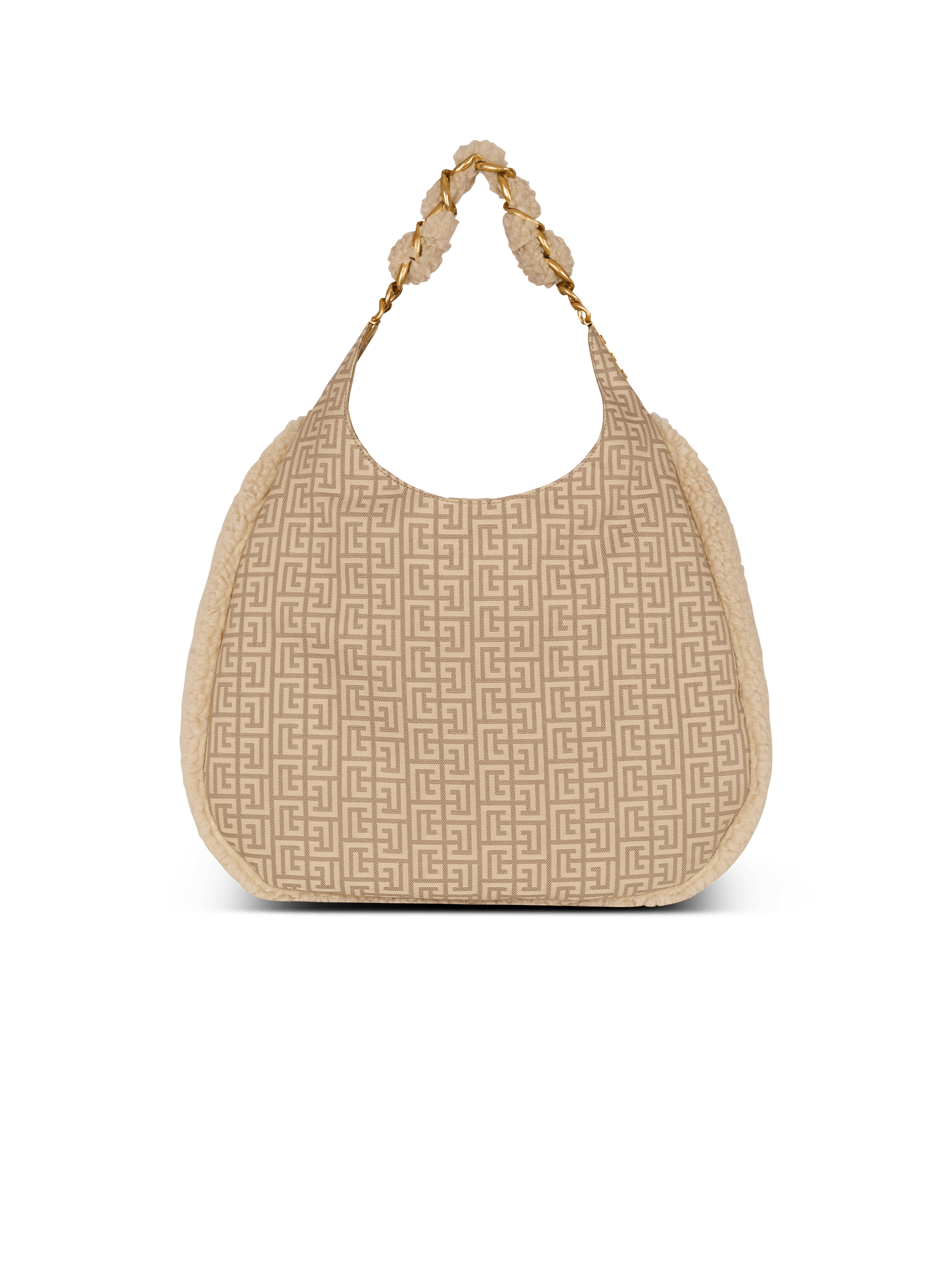 Large 1945 Soft Hobo bag in nylon with a PB Labyrinth