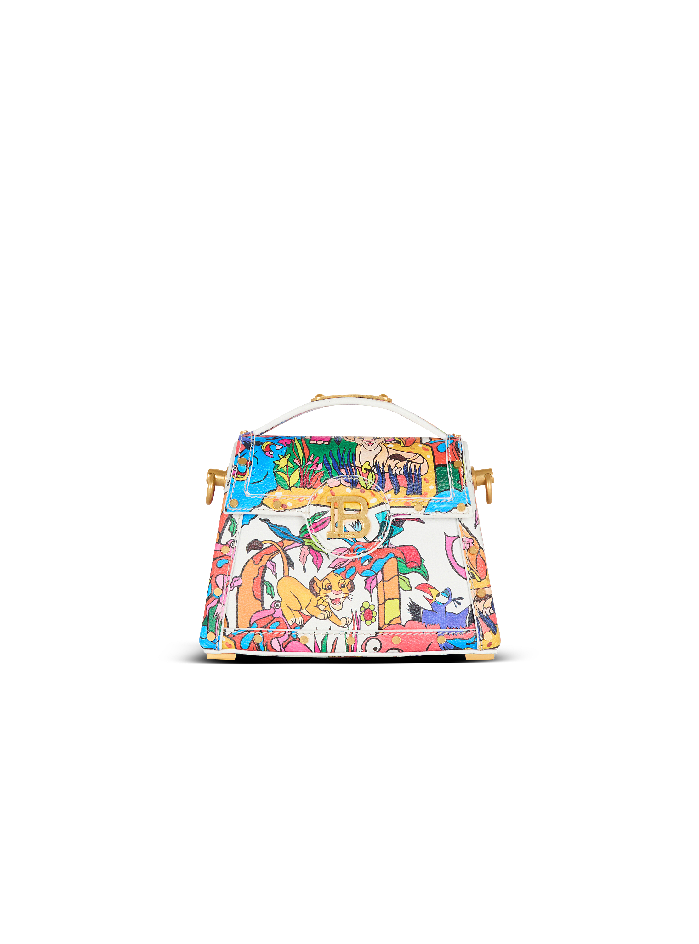 Disney x Balmain: The Lion King - B-Buzz Dynasty Small bag with Enfant Précoce print