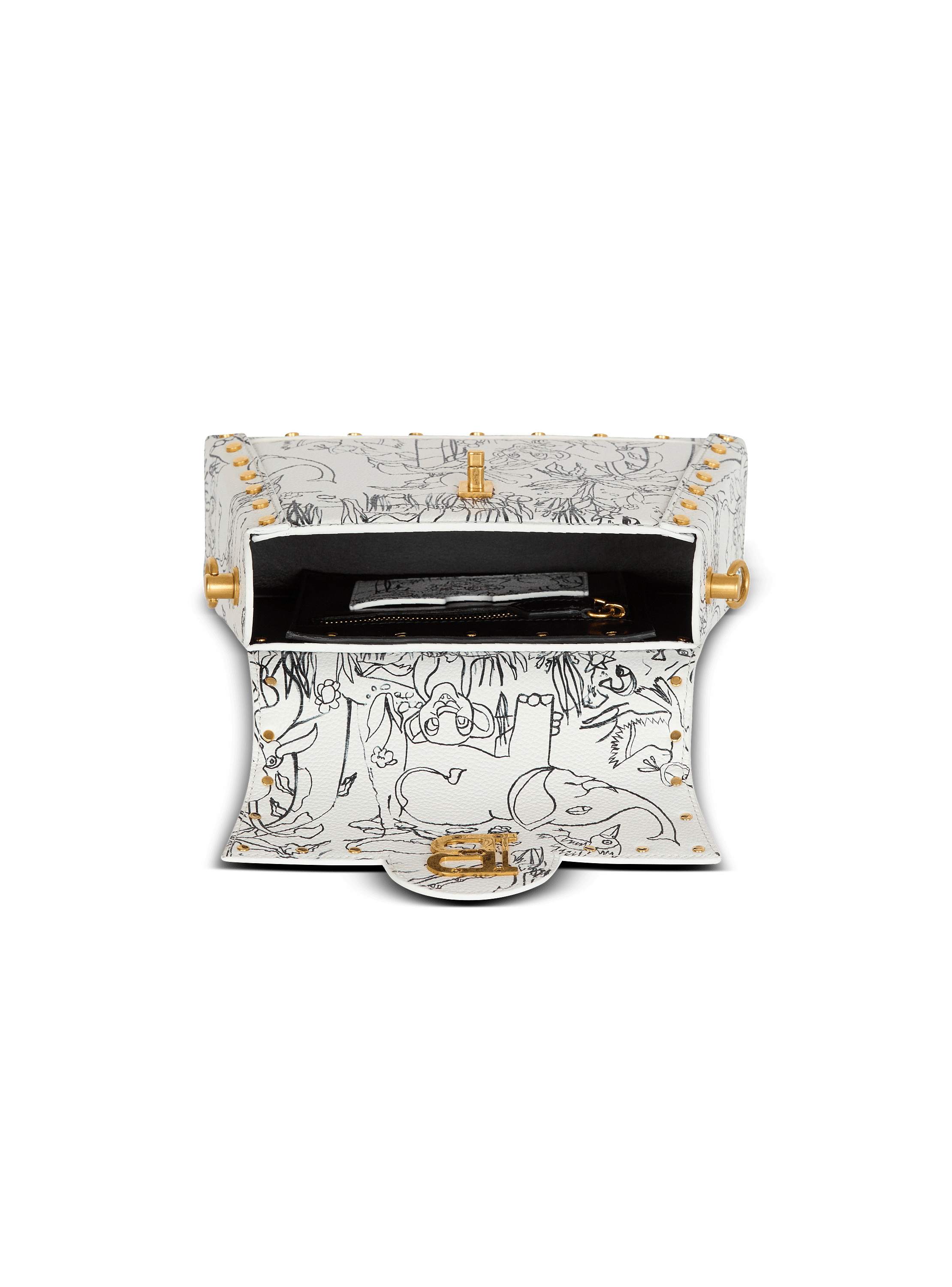 Disney x Balmain: The Lion King - B-Buzz Dynasty bag with Enfant Précoce print