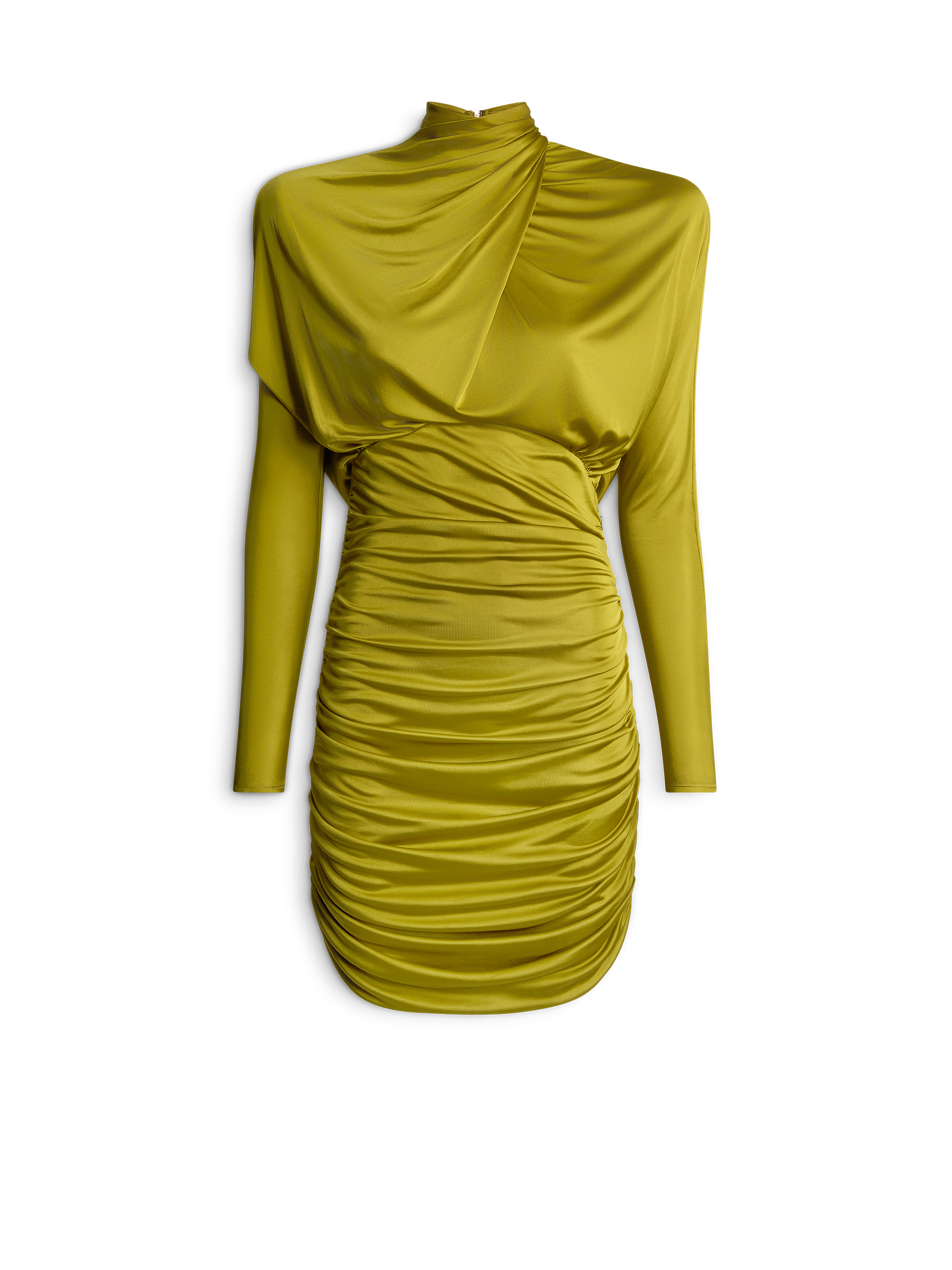 Draped flowing jersey dress