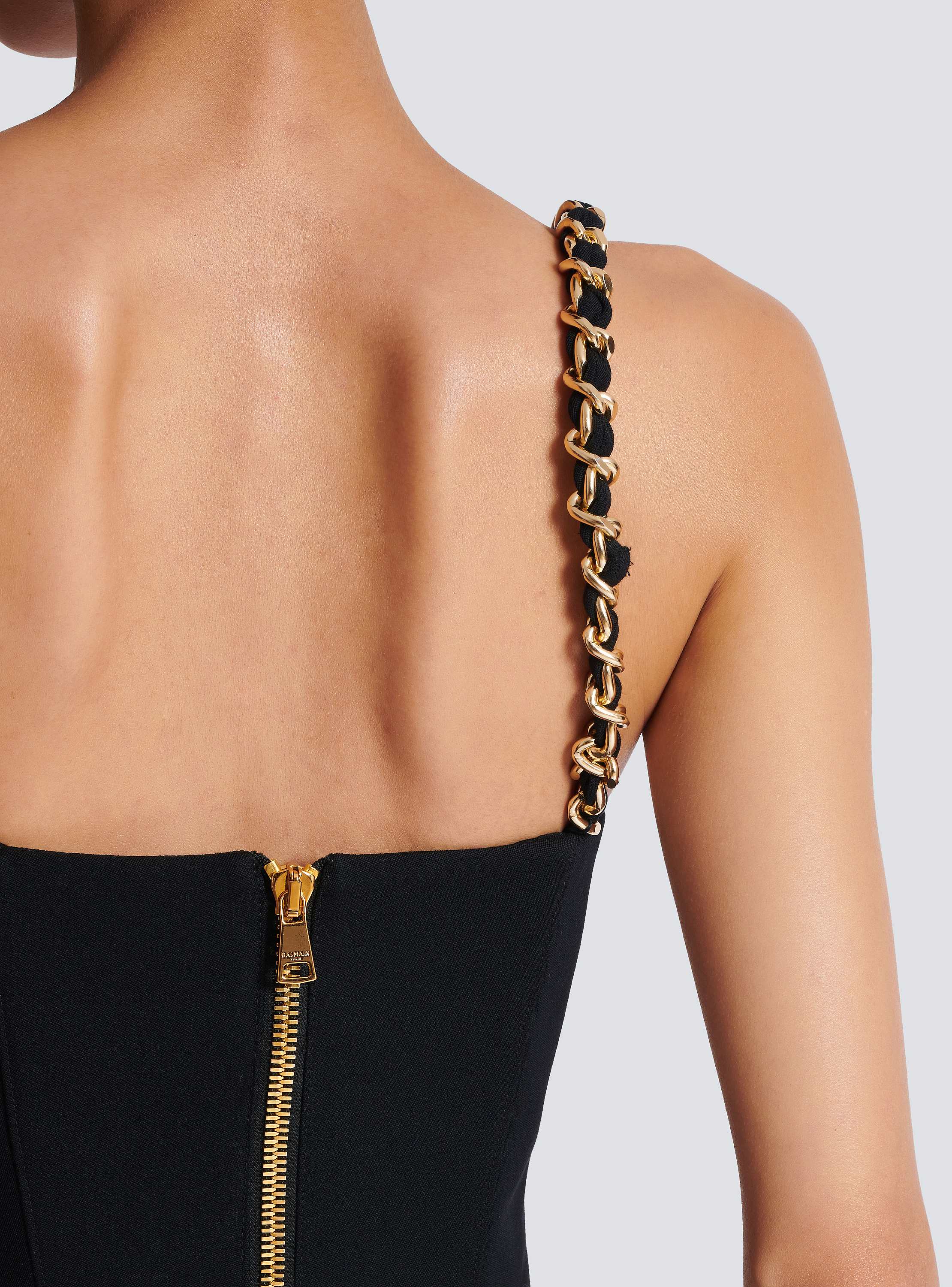 Plain top with chain straps