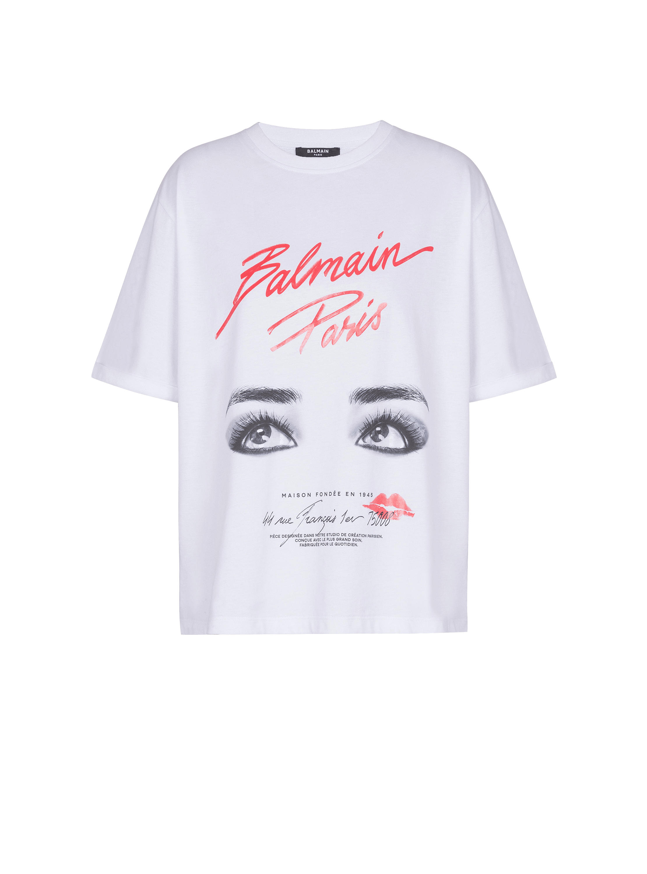 Short-sleeved Balmain Beauty T-shirt