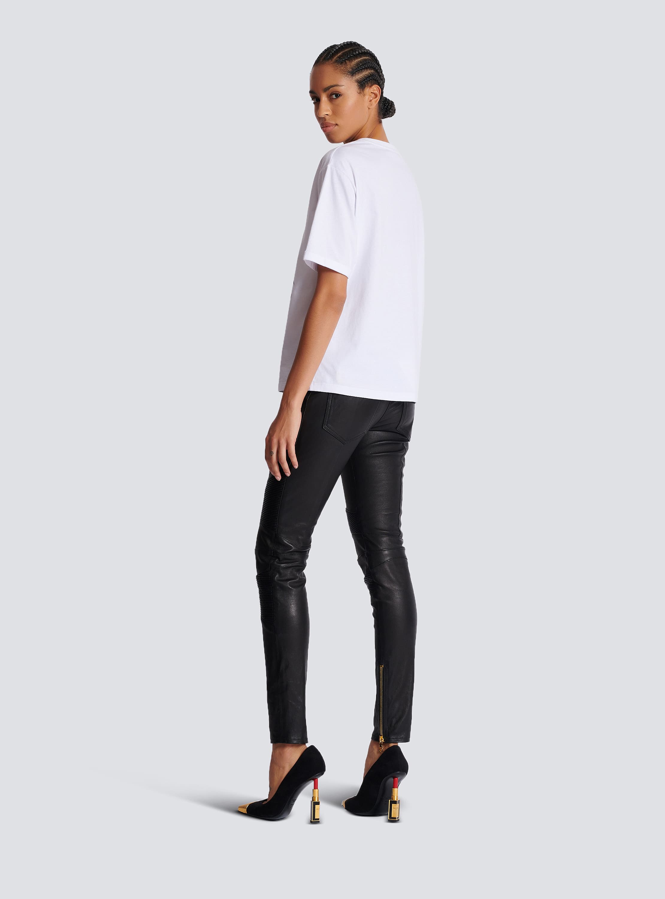 Tシャツ・カットソー BALMAIN Women Tunic Tops 92947 EF0EF145GE90 91614 WHITE Short-sleeved Balmain Beauty T-shirt white - Women | BALMAIN