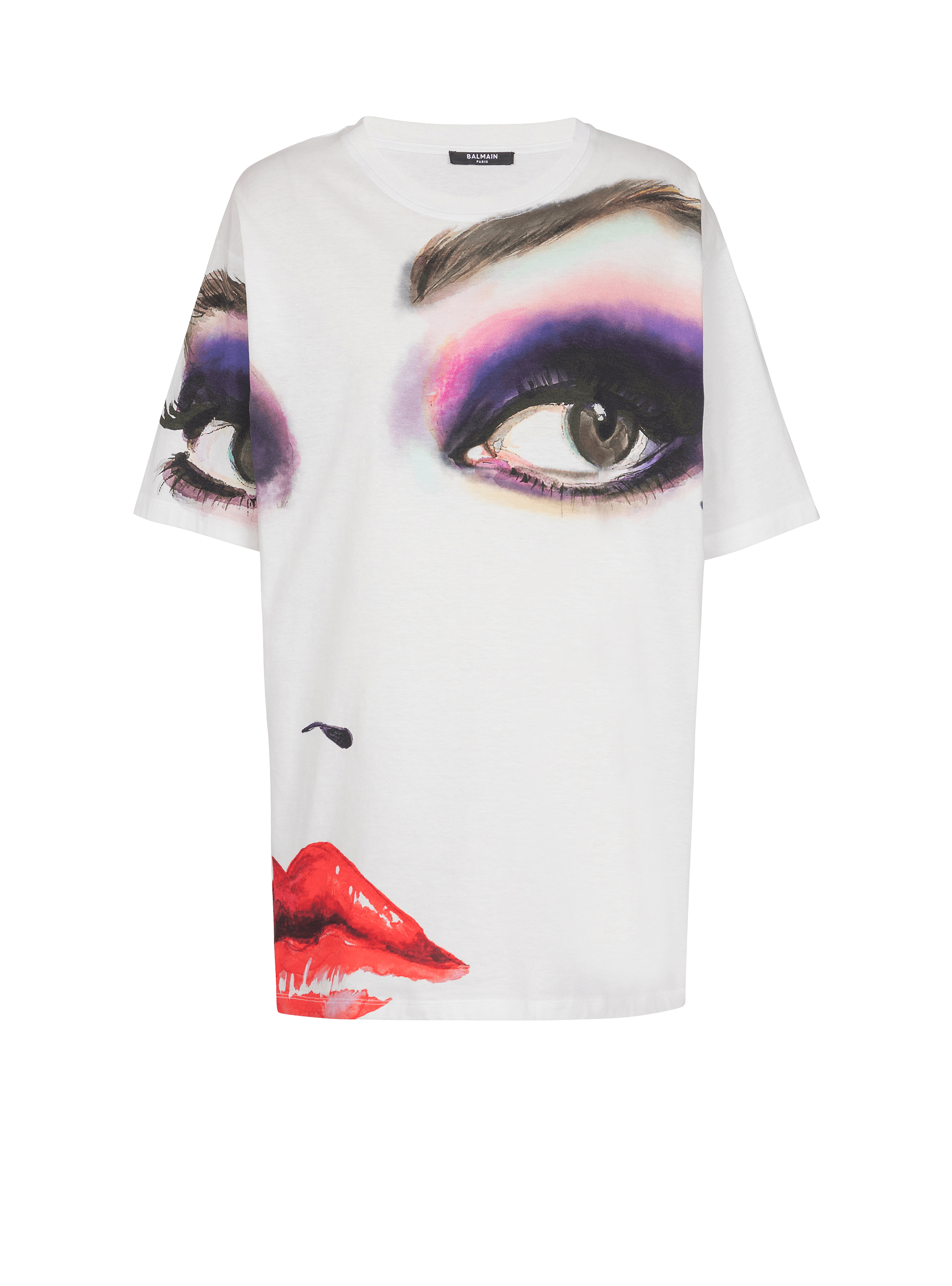 Face print T-shirt