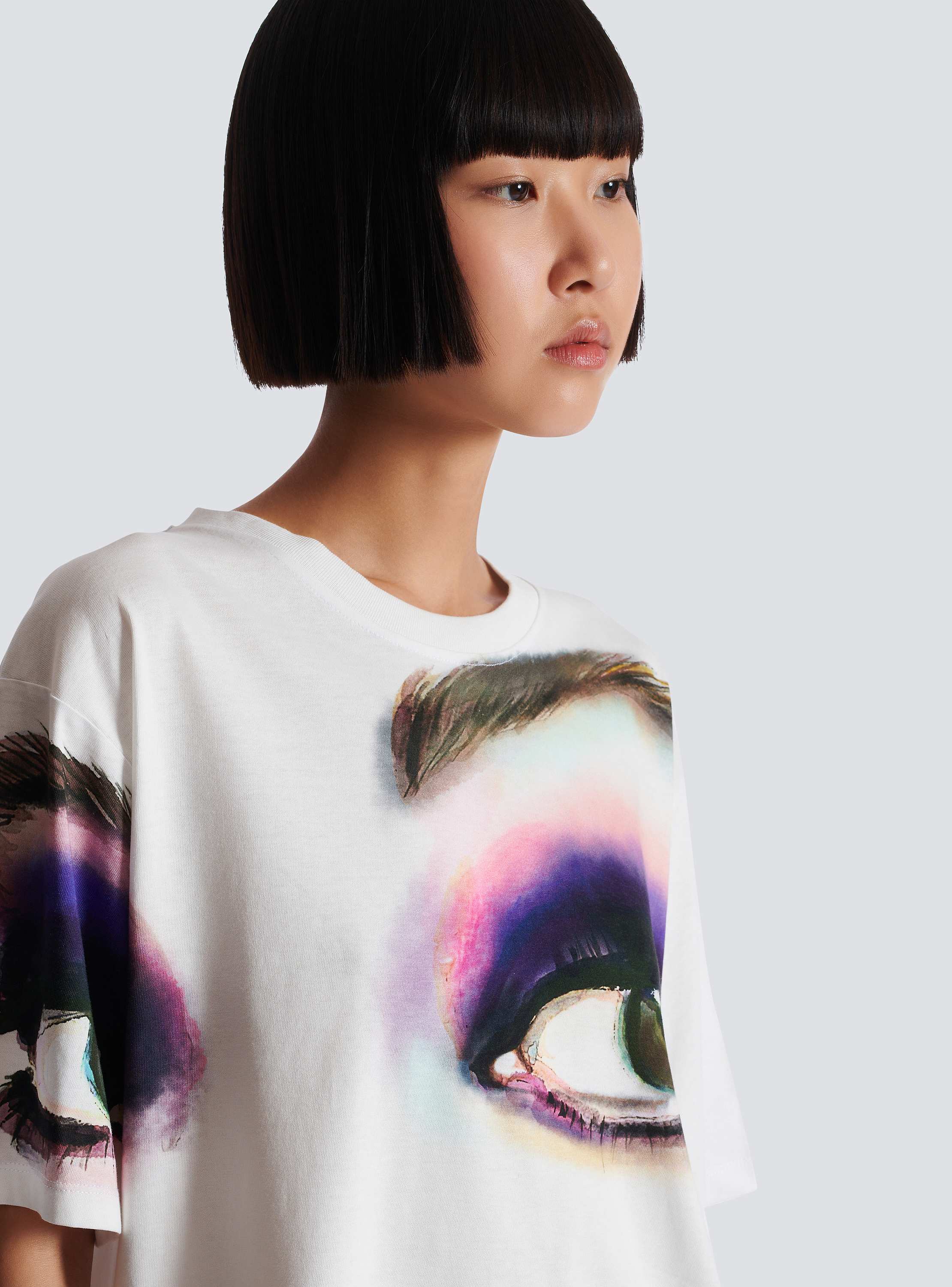Face print T-shirt