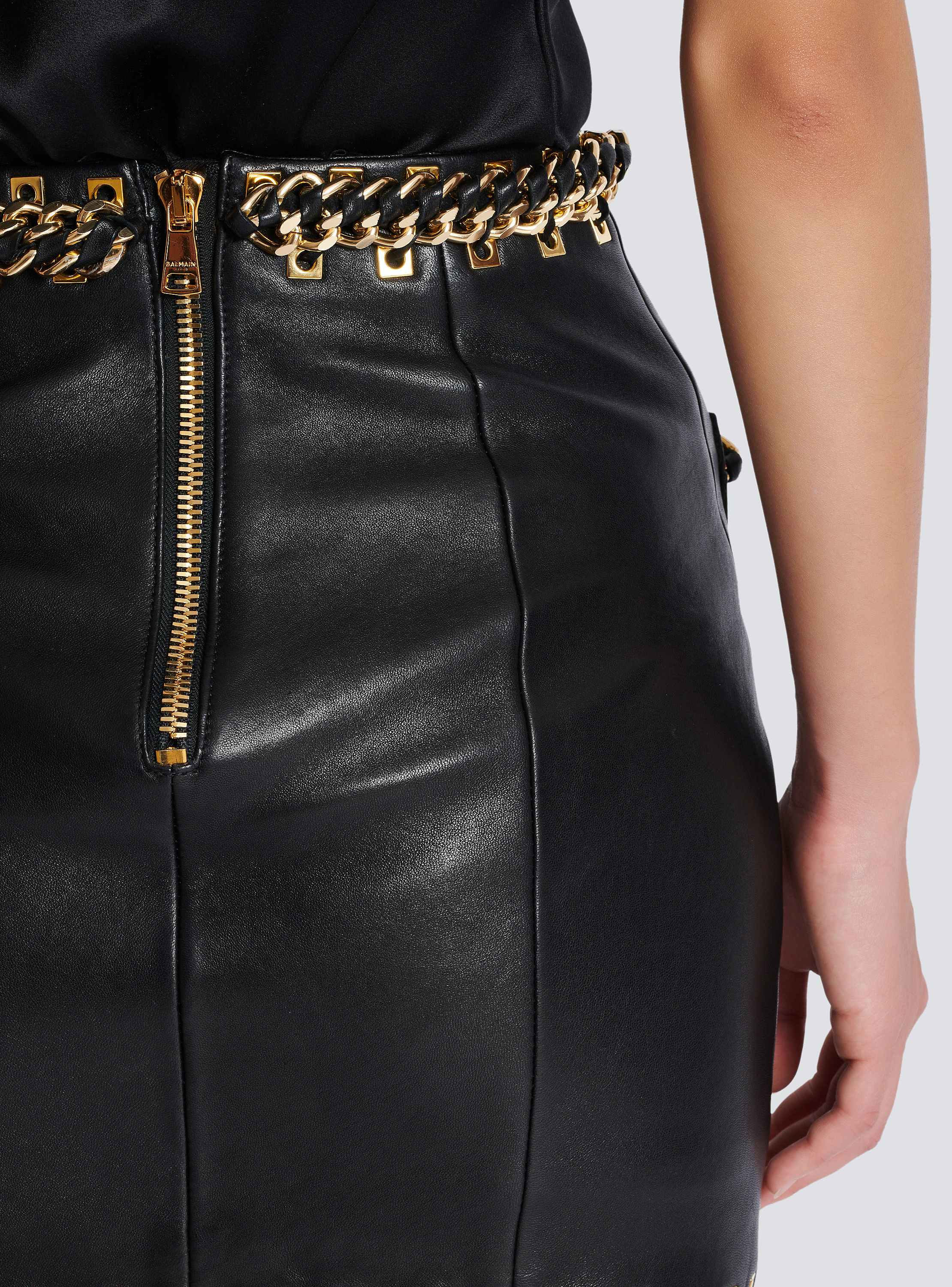 a3073 BALMAIN PARIS 巻きスカート風 ショートパンツ 黒 S
